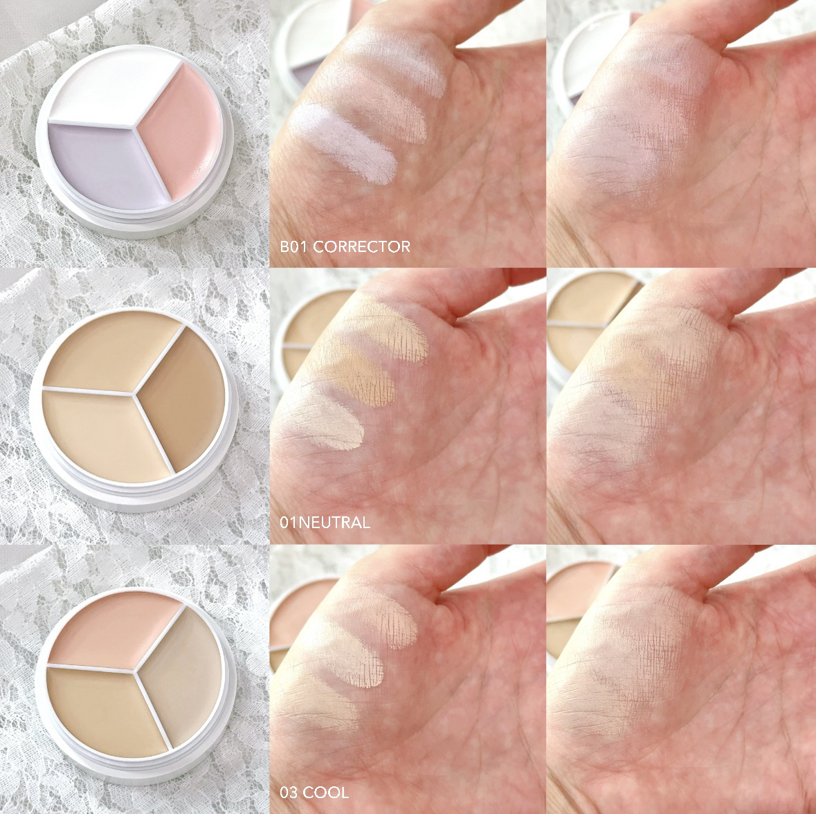 カバーアッププロコンシーラー クール スペシャルセット(コンシーラー15g+ブラシ)/TFIT/パレットコンシーラーを使ったクチコミ（2枚目）