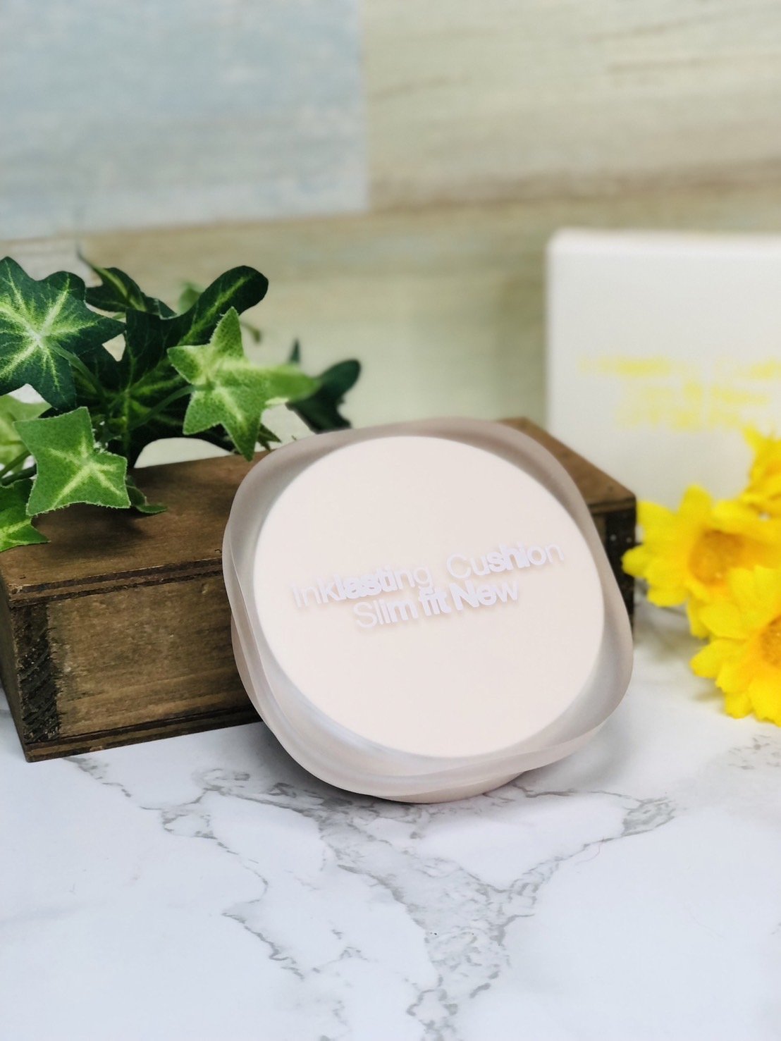 インクラスティングクッションファンデーション/THE FACE SHOP/クッションファンデーションを使ったクチコミ（1枚目）