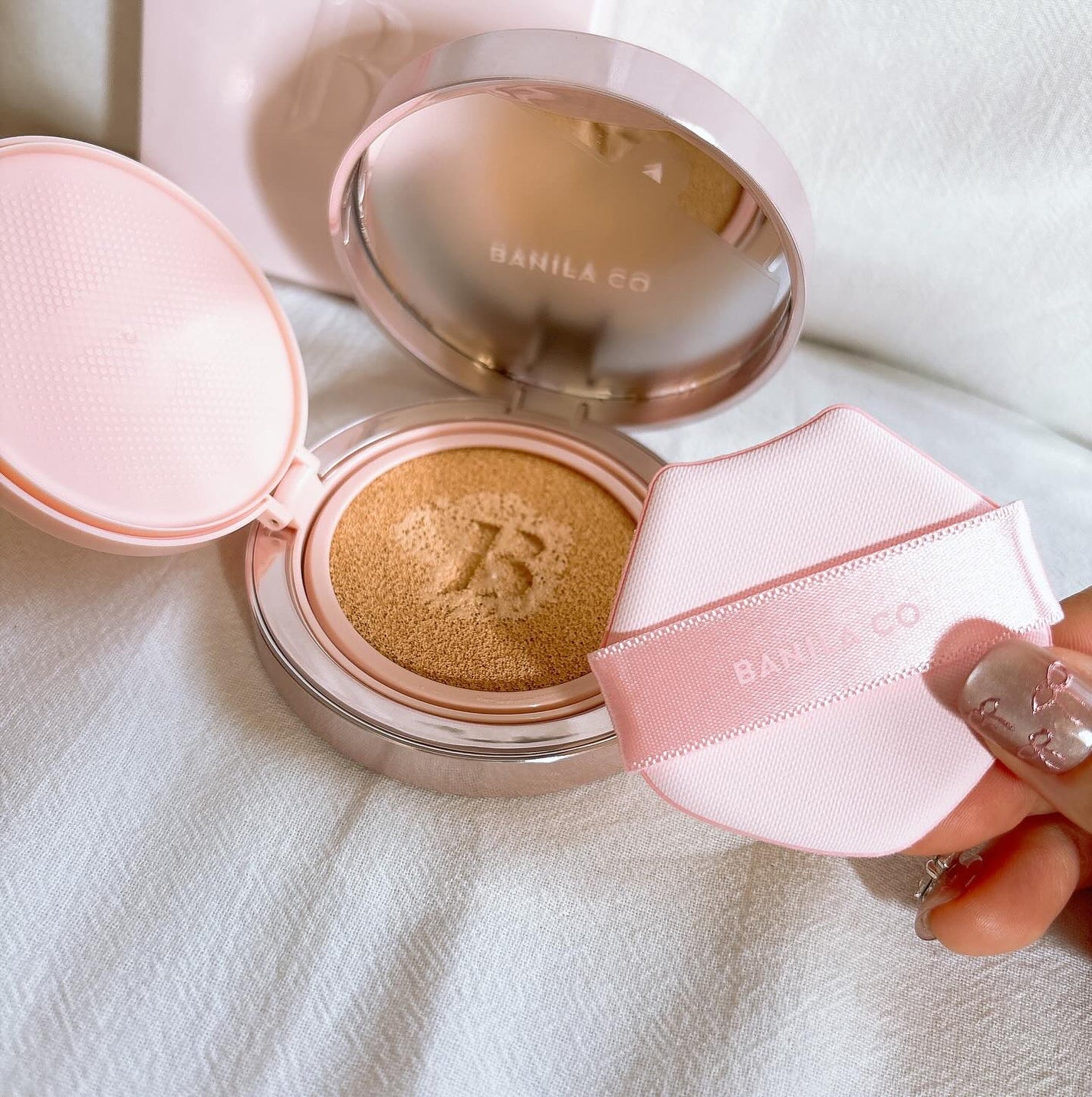 バニラコ エッセンス スキン ピンククッション/BANILA CO/クッションファンデーションを使ったクチコミ(4枚目)