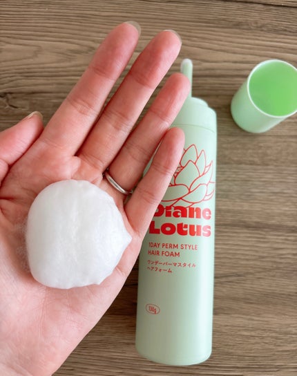 ロータス ワンデーパーマスタイル ヘアフォーム ティー&シトラスの香り/ダイアン/その他スタイリングを使ったクチコミ(2枚目)
