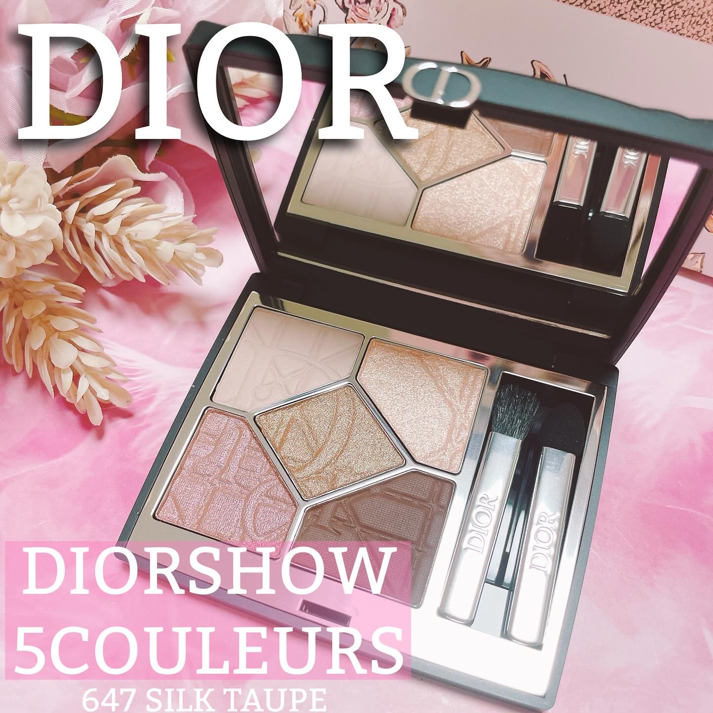 DIOR
︎︎︎︎︎︎☑︎ディオールショウ サンク クルール
647 シルク トープ

＼DIORの夏コスメ限定サンククルール🌼／

これは情報が出た時に一目惚れ😍
全国発売は5月30日だけど、公式オンラインでは先行販売していて買えます