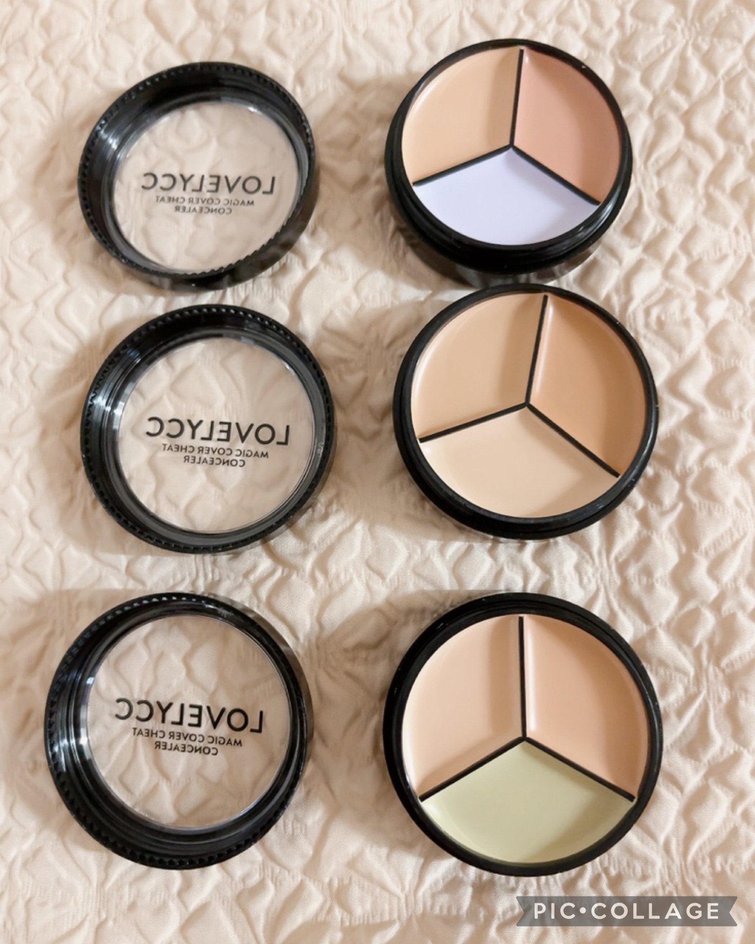 lovelycc マジックカバーチートコンシーラー/LOVELYCC/パレットコンシーラーを使ったクチコミ（2枚目）