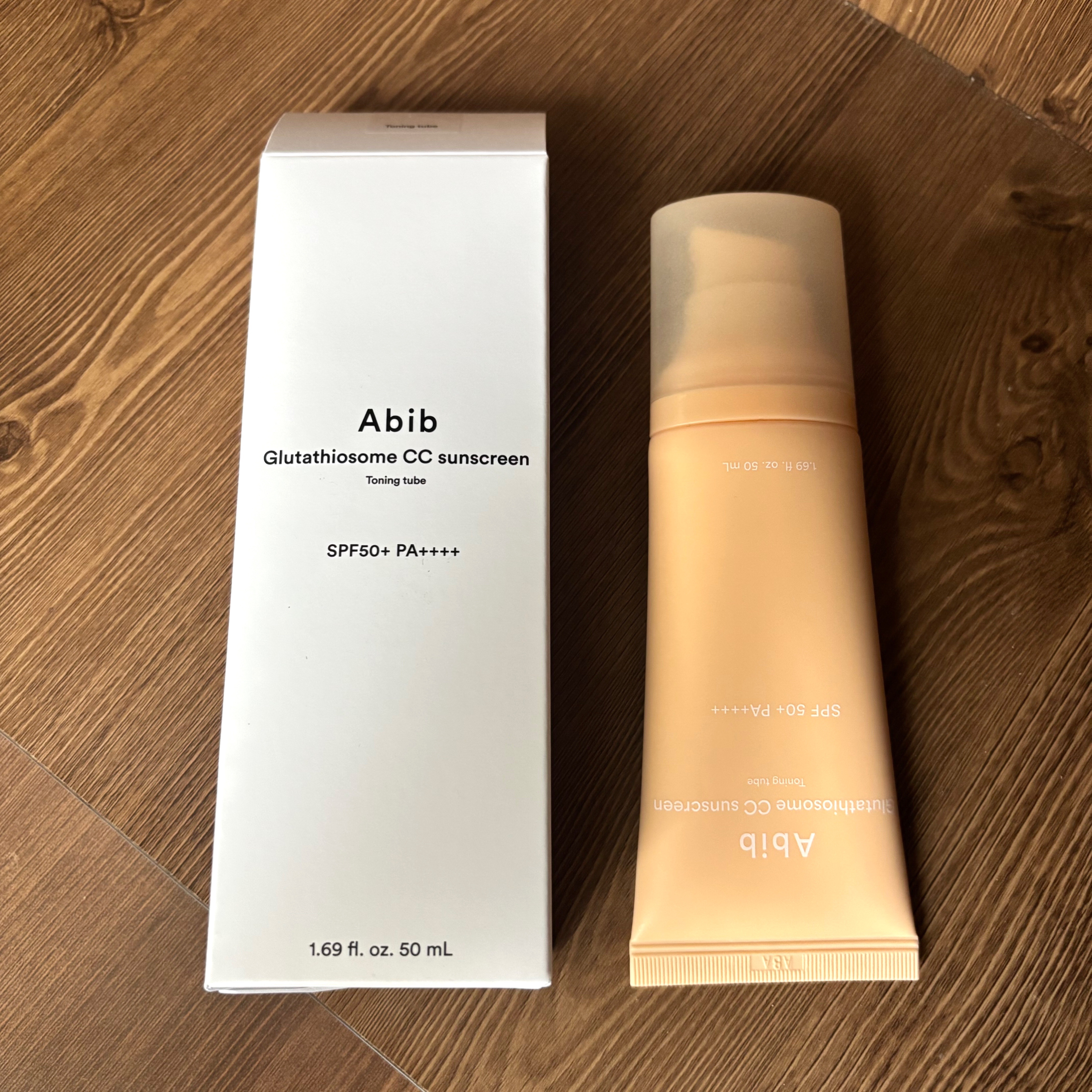 グルタチオンソームCCサンクリームトーニングチューブ/Abib /CCクリームを使ったクチコミ（1枚目）