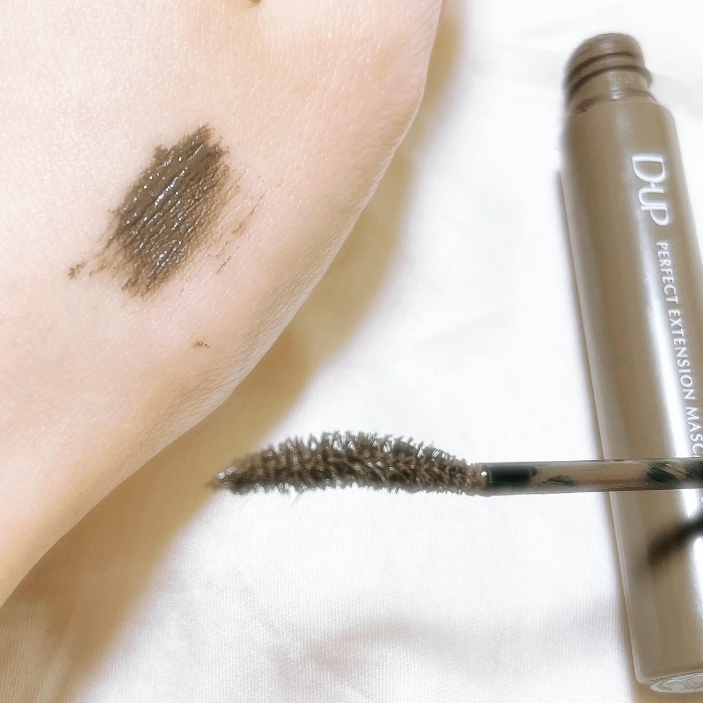 パーフェクトエクステンション マスカラ for カール マロングレージュ/D-UP/マスカラを使ったクチコミ（2枚目）