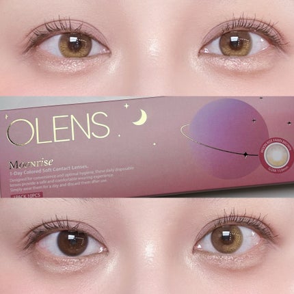 Moonrise 1day/OLENS/ワンデー(1DAY)カラコンを使ったクチコミ(1枚目)