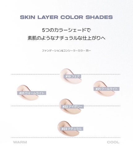 スキンレイヤーフィットファンデーション/ABOUT TONE/リキッドファンデーションを使ったクチコミ(4枚目)