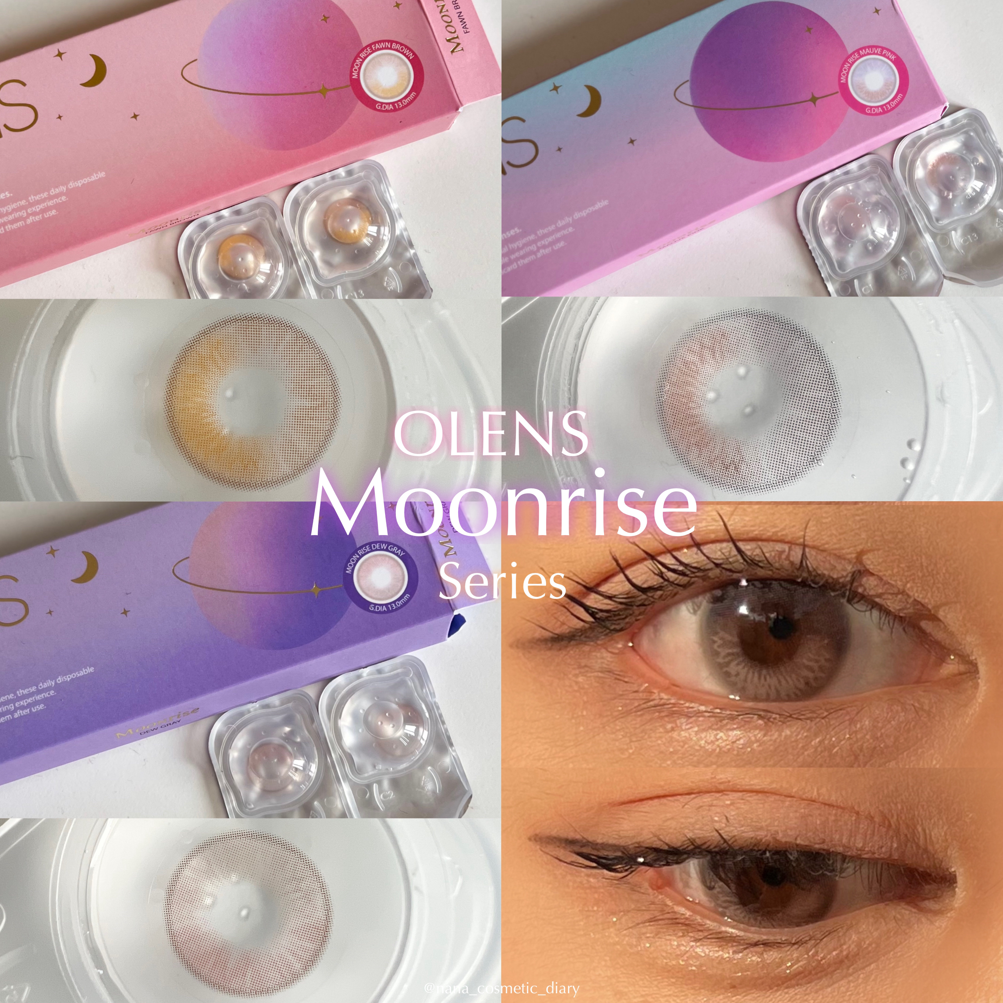 Moonrise/OLENS/１ヶ月（１MONTH）カラコンを使ったクチコミ（1枚目）