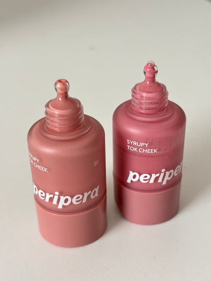 シロッピー トック チーク/PERIPERA/リキッドチークを使ったクチコミ(4枚目)