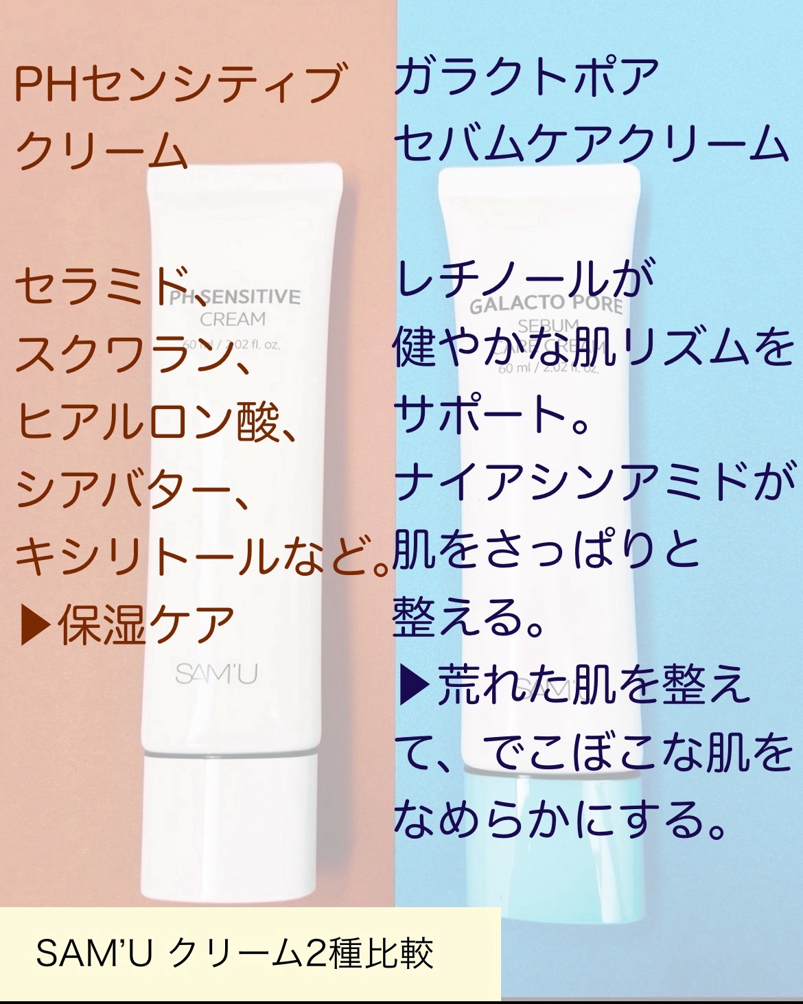 サミュ PHセンシティブクリーム/SAM'U/フェイスクリームを使ったクチコミ（2枚目）