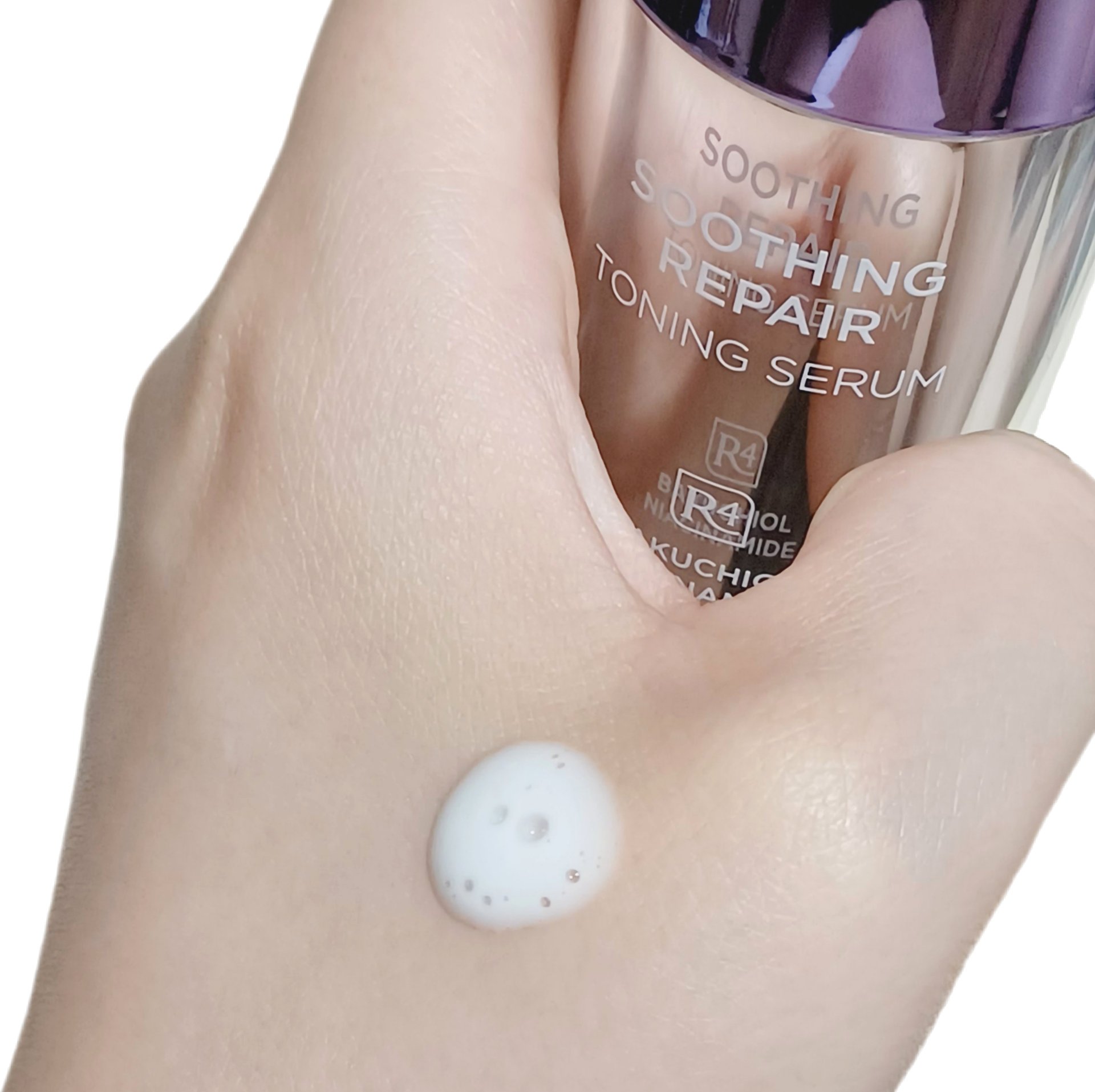 SOOTHING REPAIR TONING SERUM R4/ダーマファーム/美容液を使ったクチコミ（3枚目）