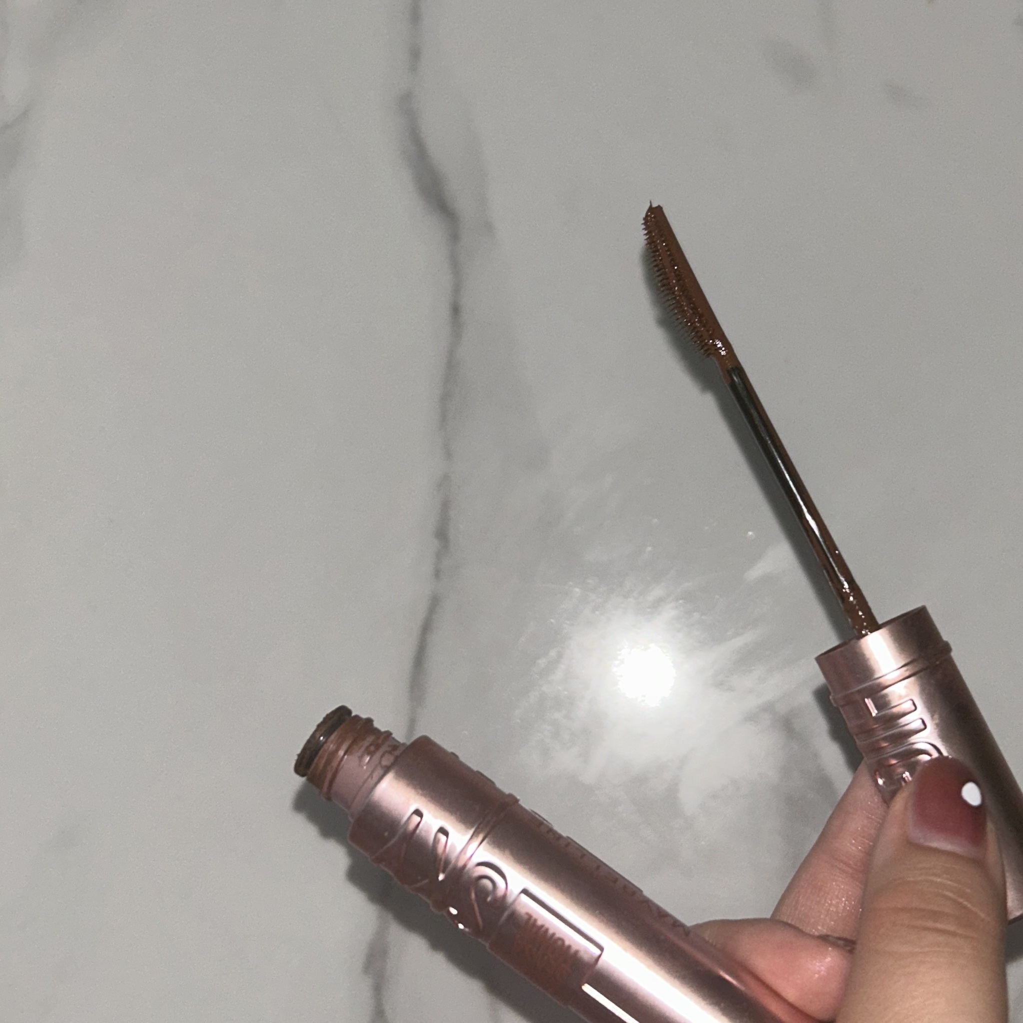 スカイハイ 02 たそがれブラウン/MAYBELLINE NEW YORK/マスカラを使ったクチコミ（2枚目）