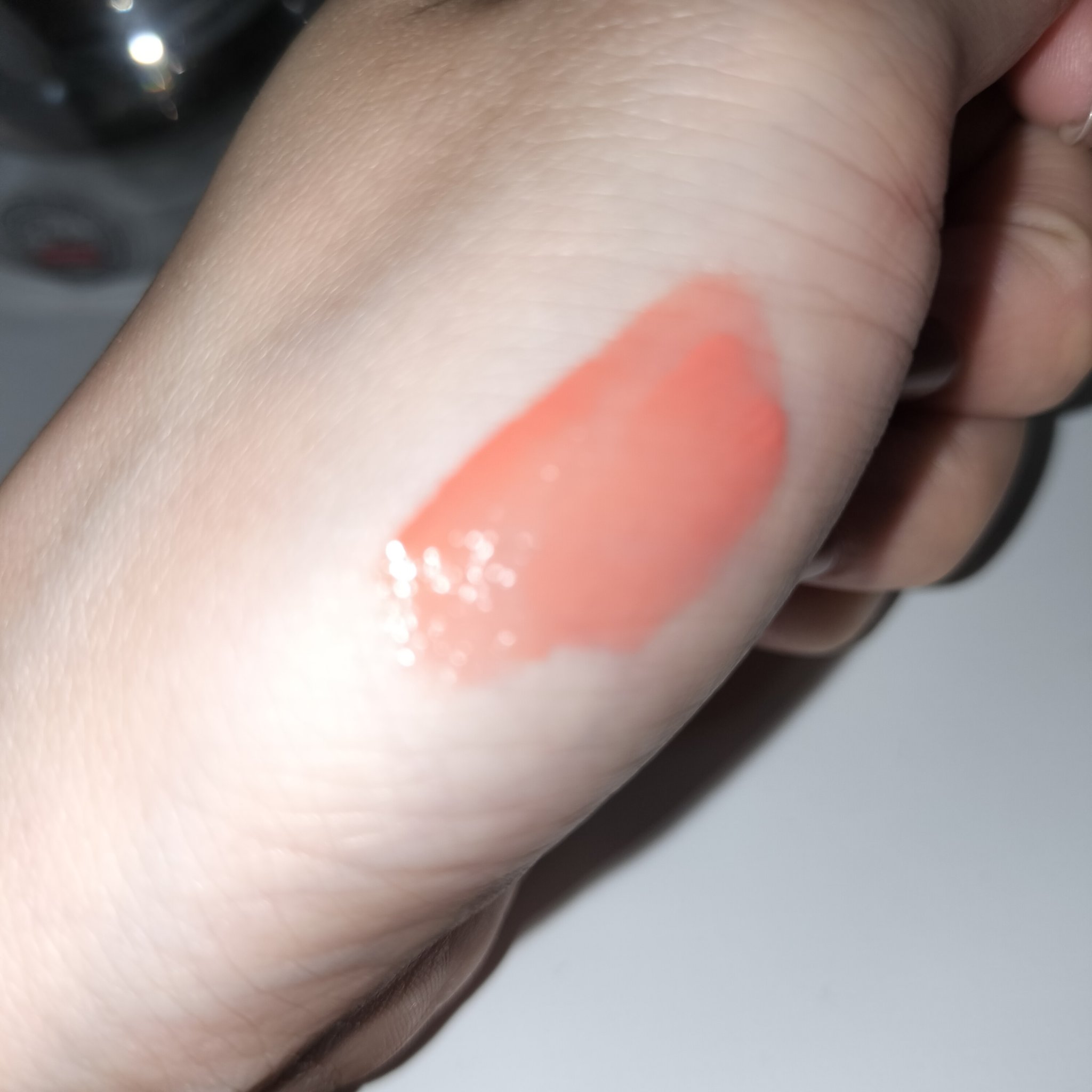 ウォーターグローリップティント 02 リッチサーモン（Rich Salmon）/INGA/リップティントを使ったクチコミ（2枚目）