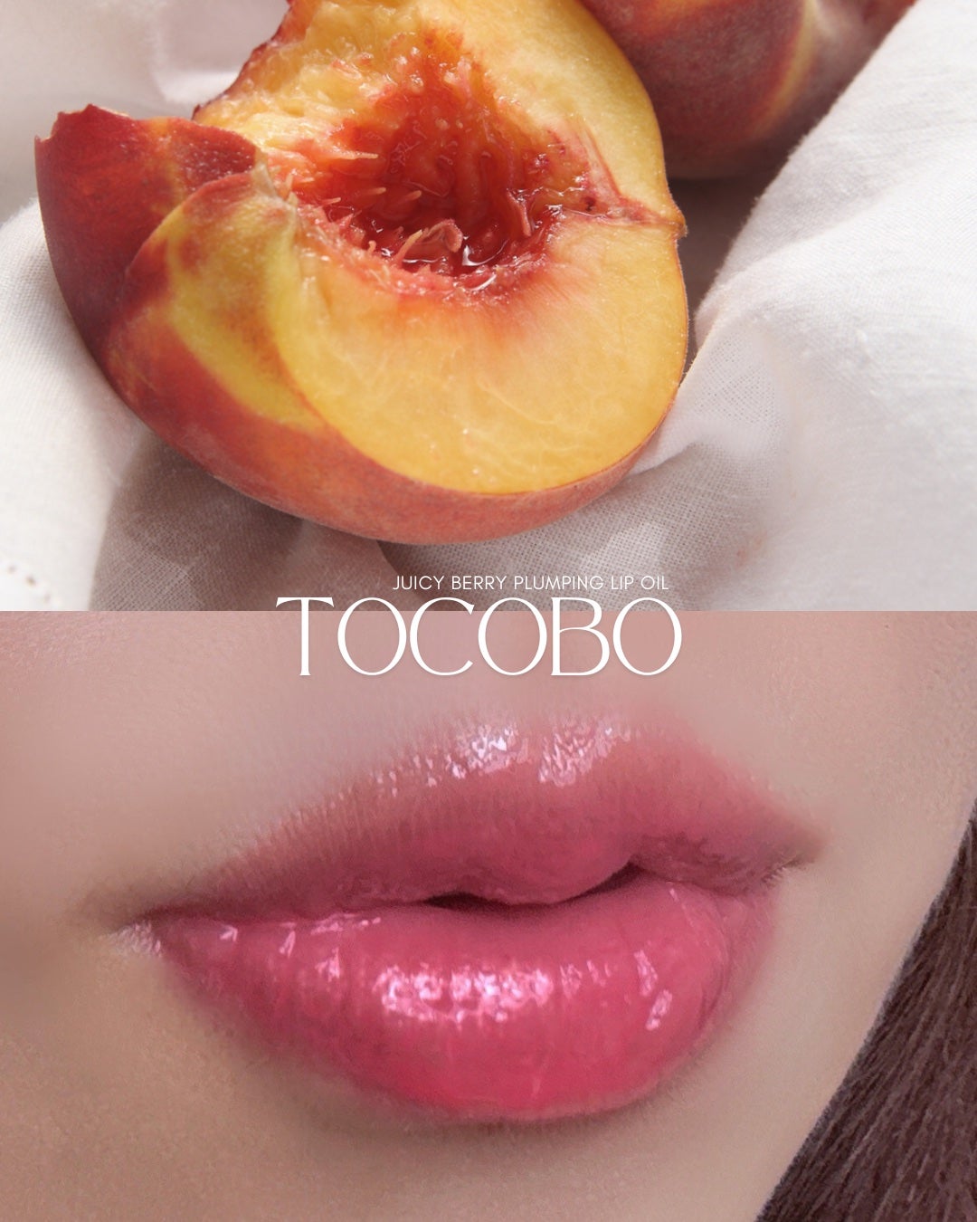 ジューシーベリープランピングリップオイル/TOCOBO/リップグロスを使ったクチコミ(1枚目)