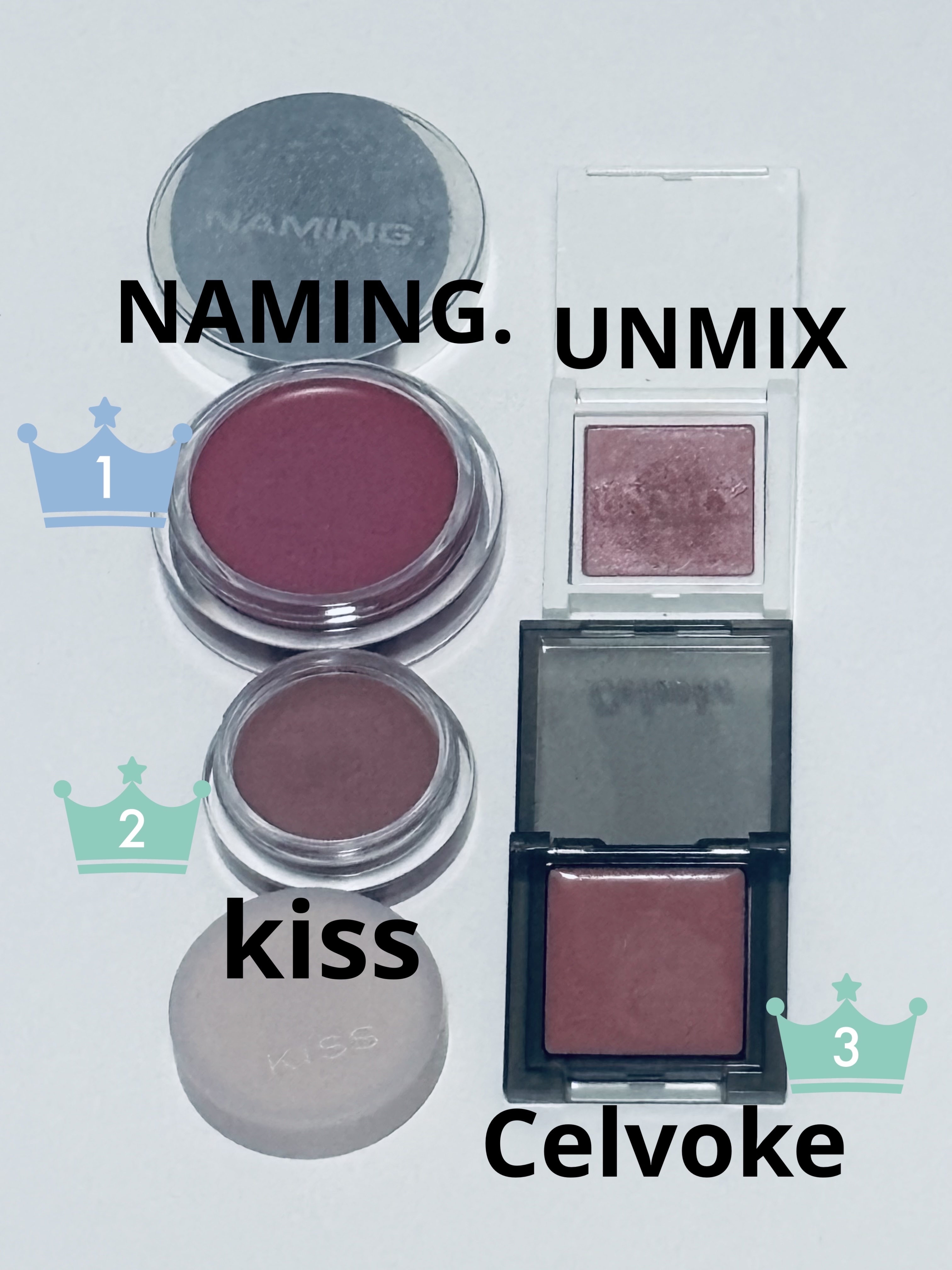 ネーミング　ソフティクリームブラッシュ/NAMING./ジェル・クリームチークを使ったクチコミ（2枚目）