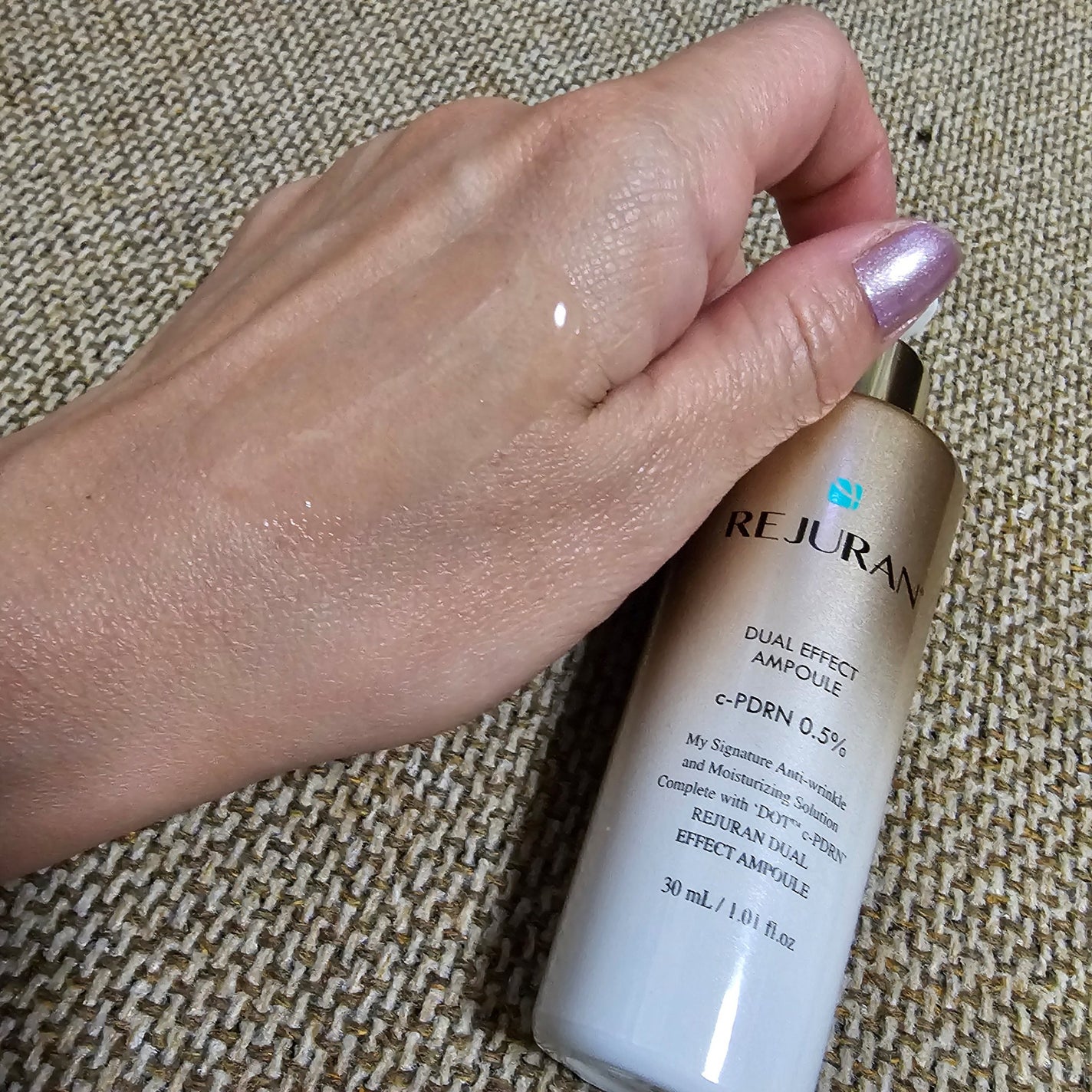 ãã¥ã¢ã« ãšãã§ã¯ã ã¢ã³ãã«/REJURAN COSMETICS/çŸå®¹æ¶²ã䜿ã£ãã¯ãã³ãïŒ2æç®ïŒ