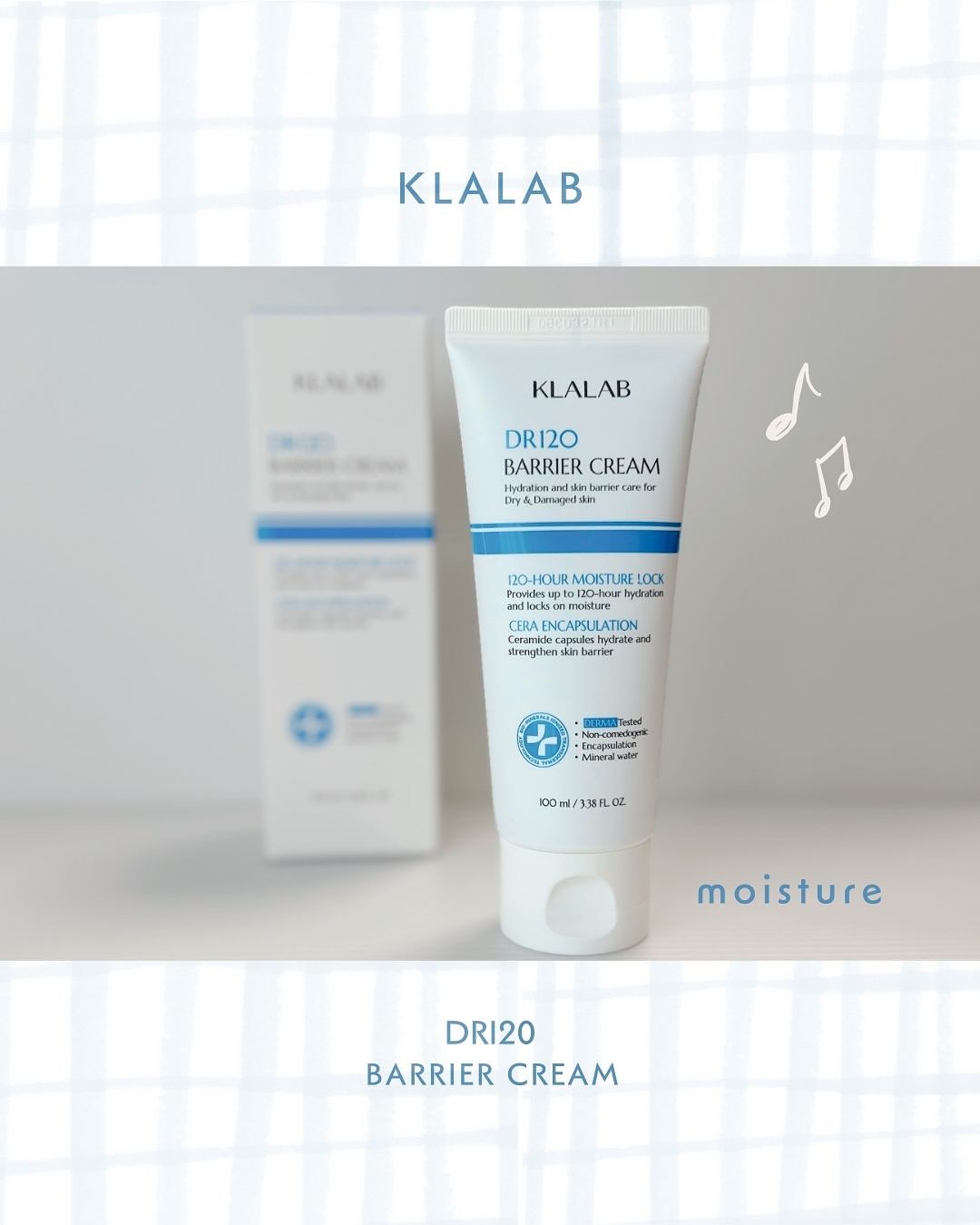 ディーアール120 バリアクリーム/KLALAB/フェイスクリームを使ったクチコミ（1枚目）