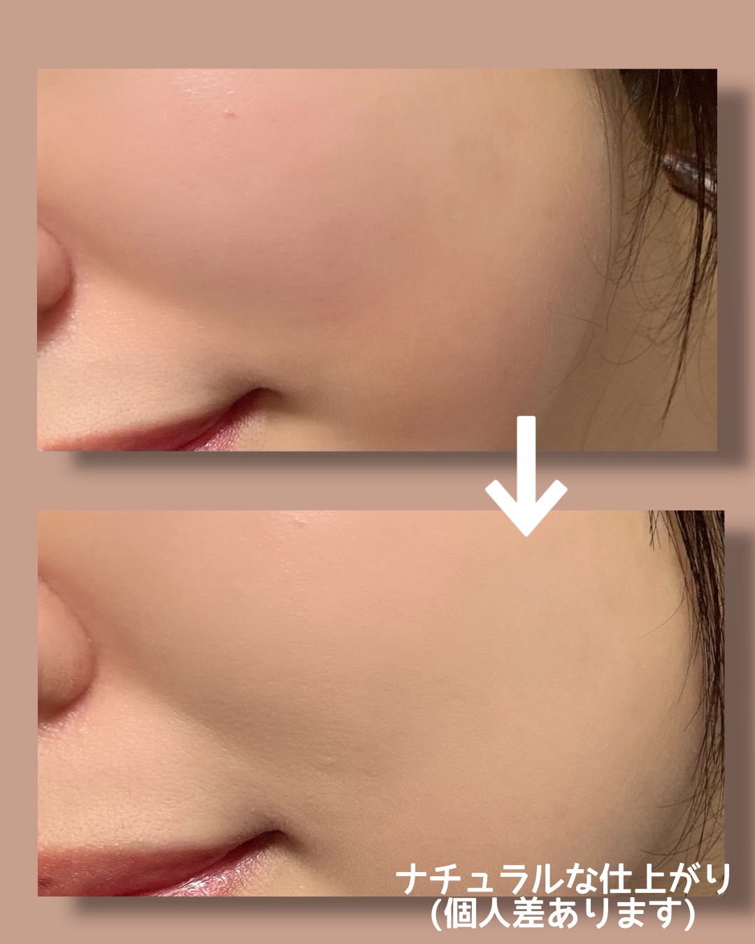 インクラスティングクッションファンデーション/THE FACE SHOP/クッションファンデーションを使ったクチコミ（3枚目）