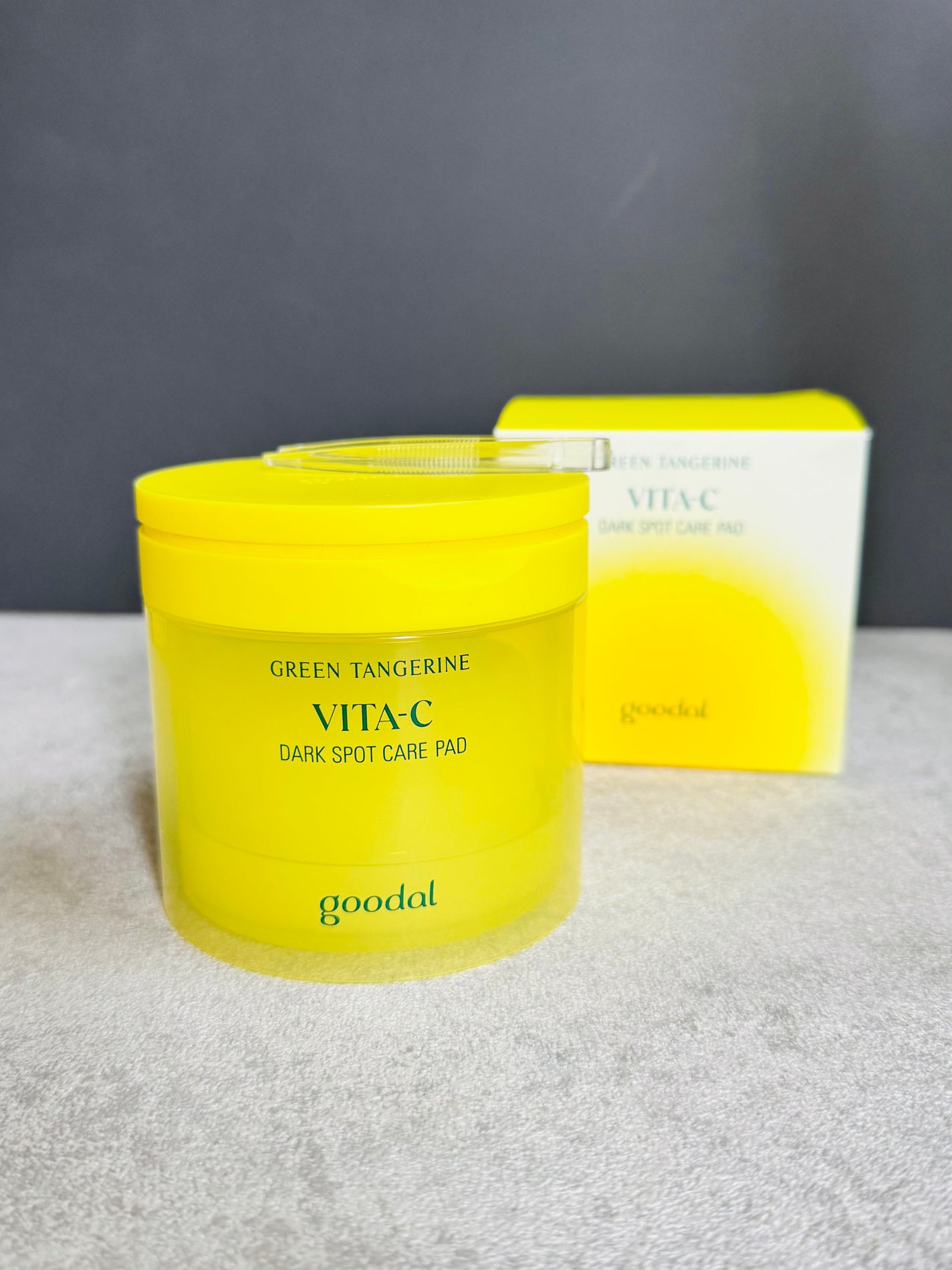 グリーンタンジェリン ビタCダークスポットケアパッド/goodal/トナーパッドを使ったクチコミ(3枚目)