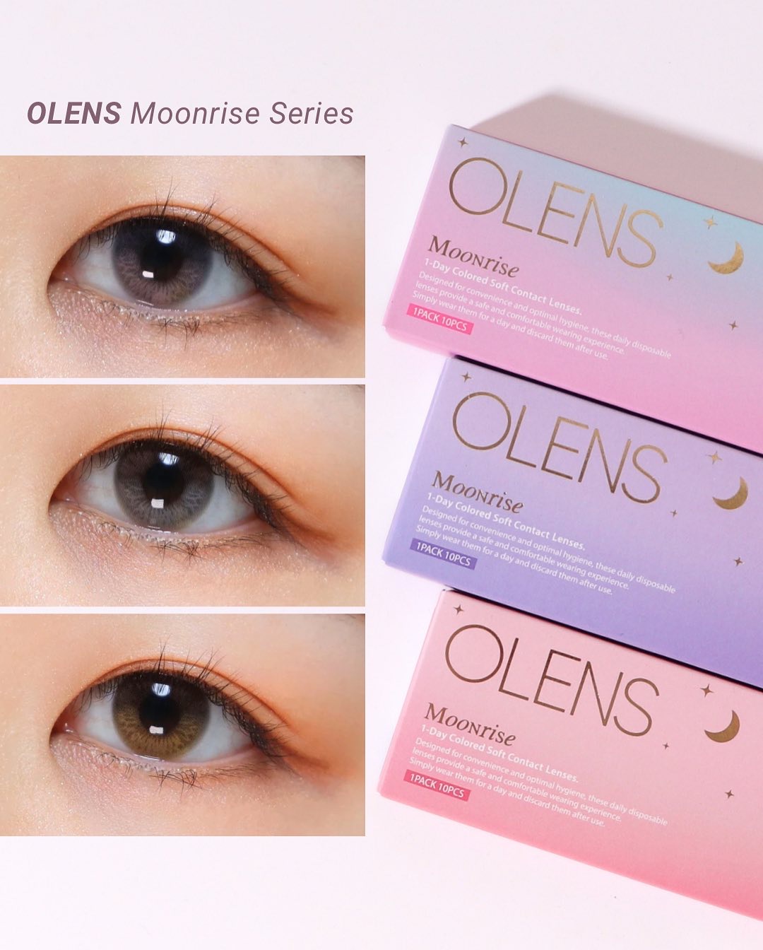 Moonrise 1day/OLENS/ワンデー（１DAY）カラコンを使ったクチコミ（1枚目）