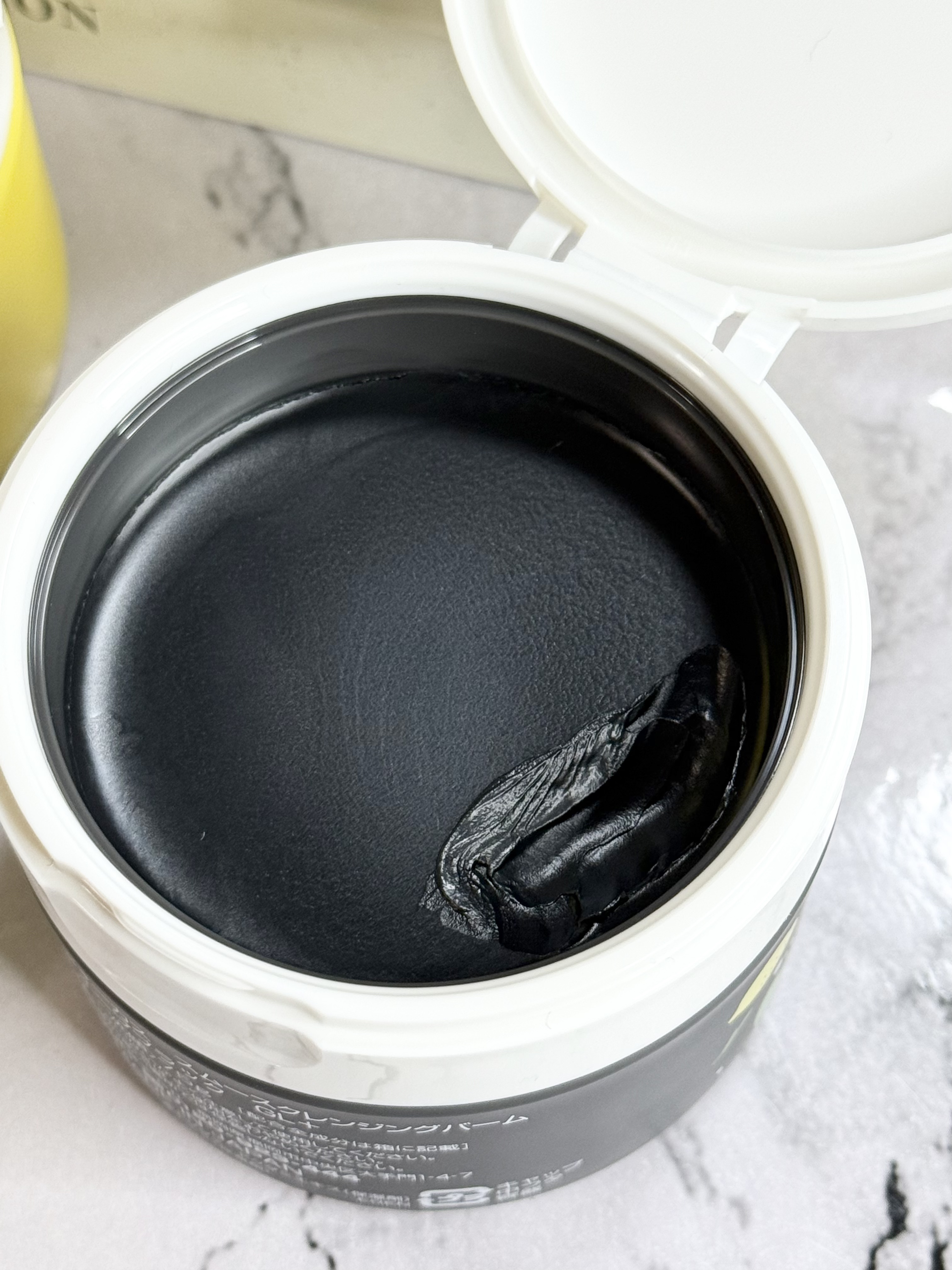 スムースクレンジングバーム ディープブラック GL+/PERFECT ONE  FOCUS/クレンジングバームを使ったクチコミ（2枚目）