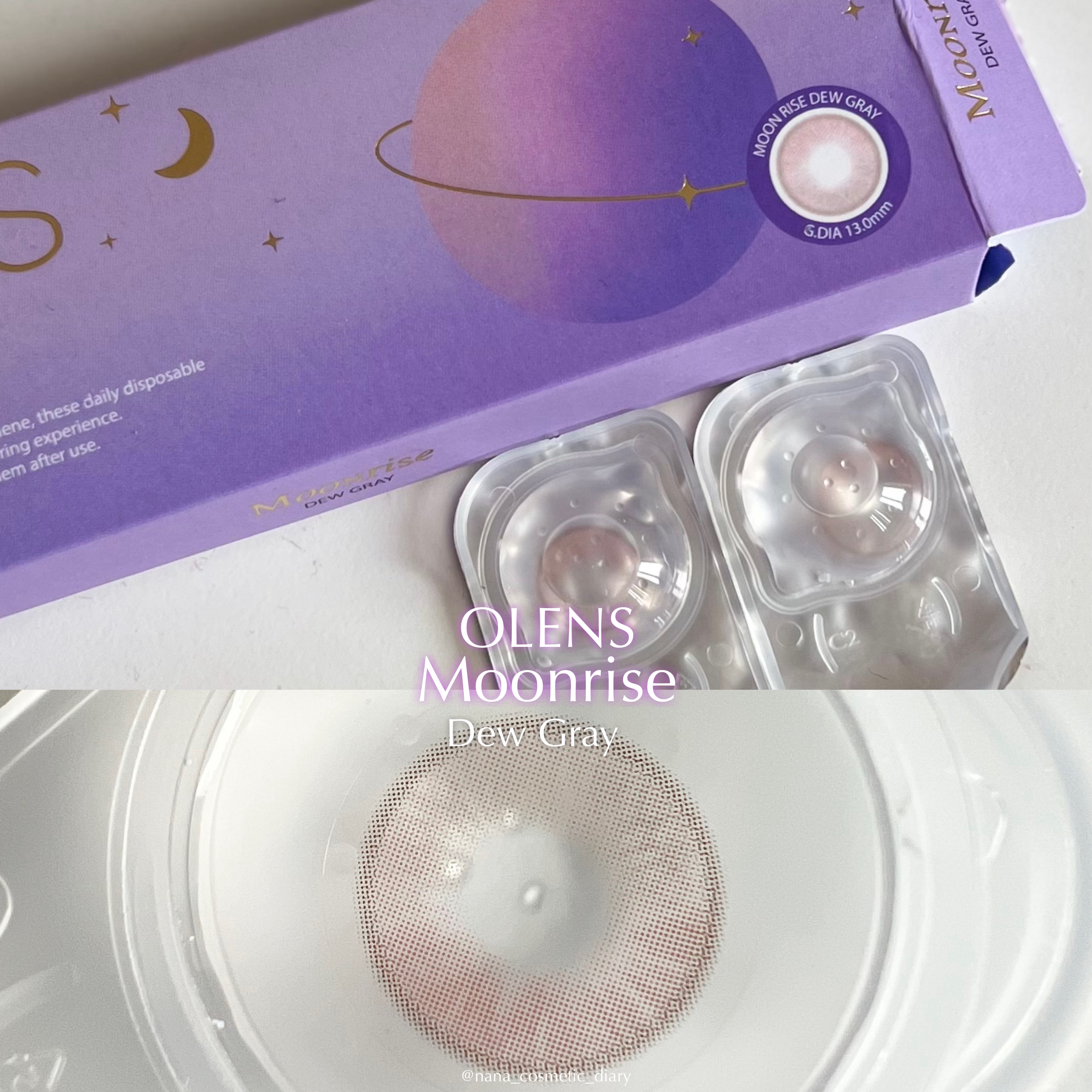 Moonrise/OLENS/１ヶ月（１MONTH）カラコンを使ったクチコミ（2枚目）