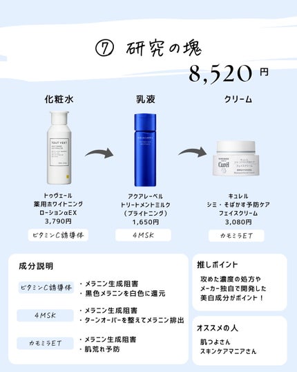 とまと村長@化粧品研究者 on LIPS 「最安の組み合わせはまさかの3568円!?10000円あってもな..」(8枚目)