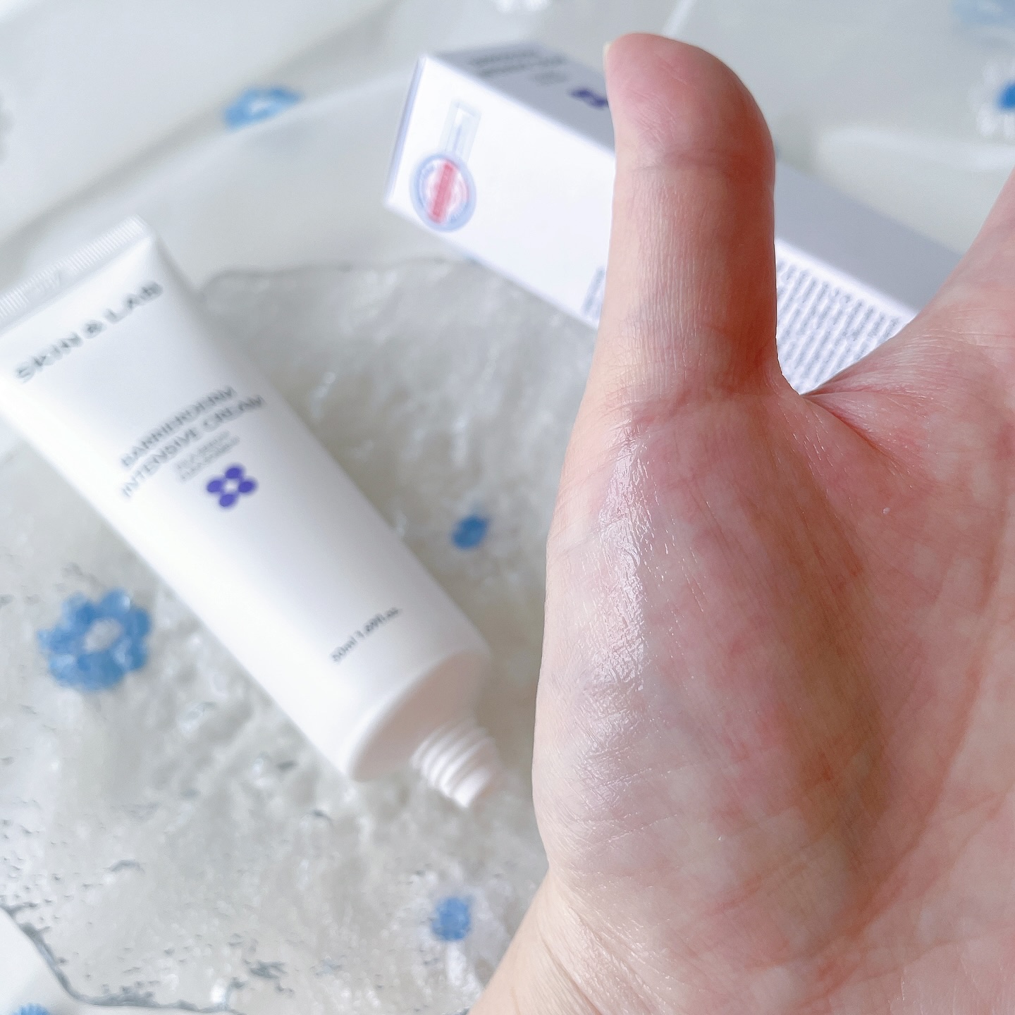 バリアダームモイストクリーム/SKIN&LAB/フェイスクリームを使ったクチコミ（3枚目）