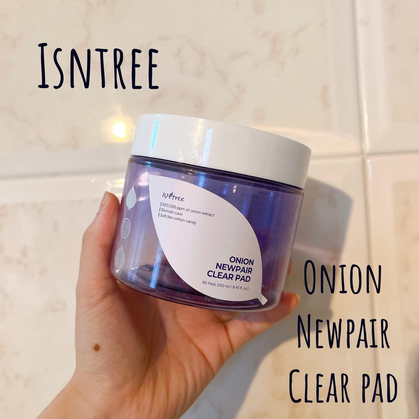 オニオンニューペア クリアパッド/Isntree/トナーパッドを使ったクチコミ(1枚目)
