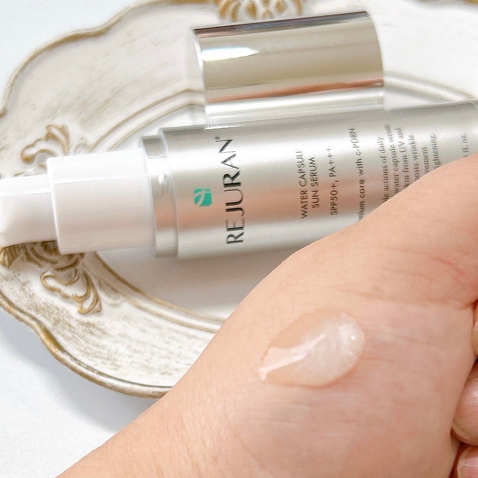 ウォーターカプセルサンセラム/REJURAN COSMETICS/日焼け止め・UVケアを使ったクチコミ(3枚目)