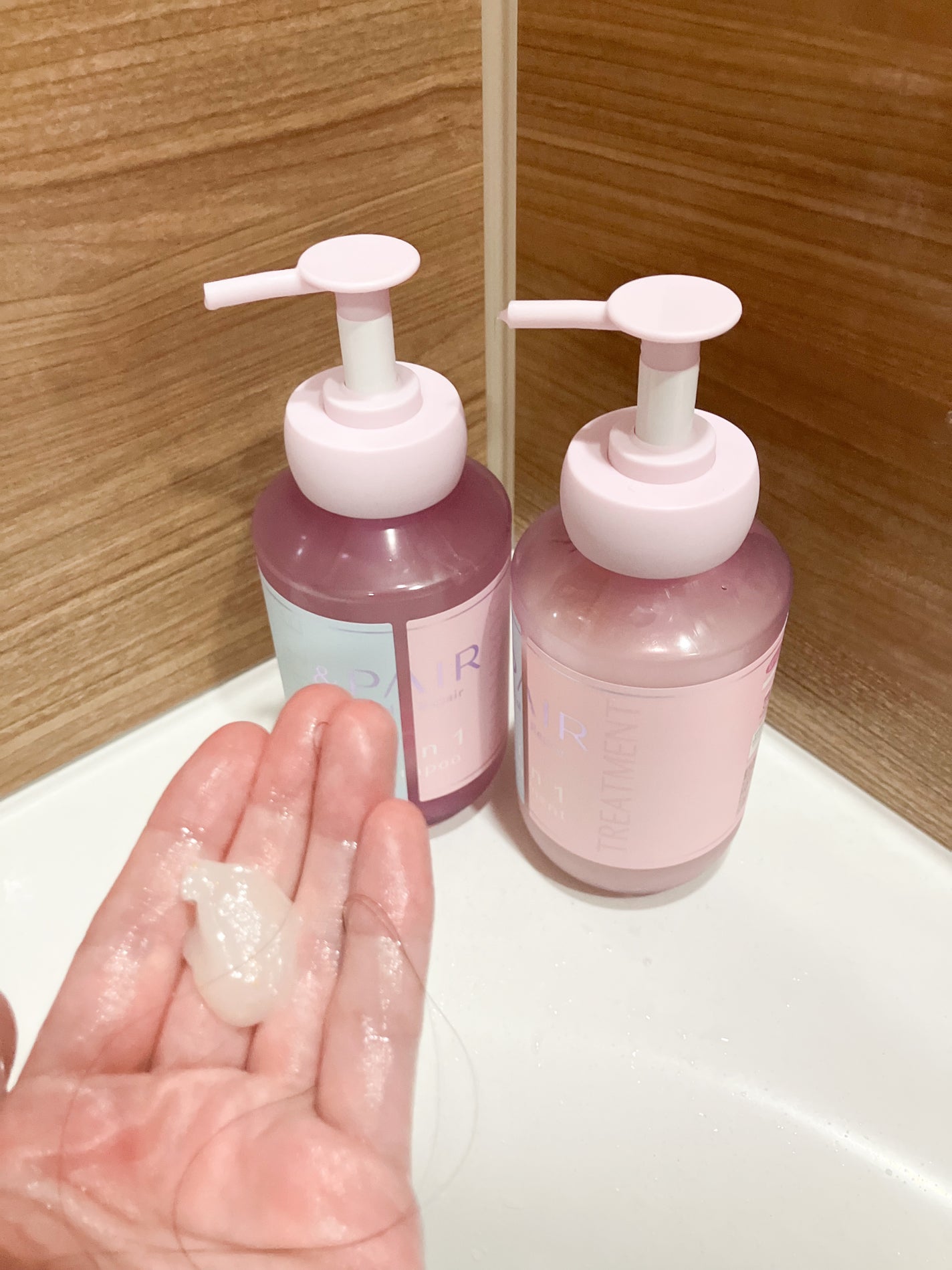 アンドペア コントロール リペア 2in1 シャンプー&ヘアトリートメント/&PAIR/市販シャンプーを使ったクチコミ(3枚目)