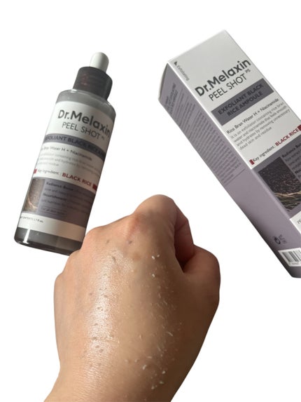 白米ピールショットゴマージュアンプル/Dr.Melaxin/美容液を使ったクチコミ(6枚目)