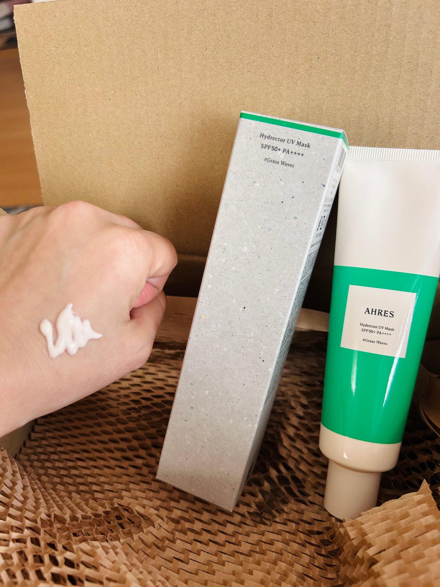 ハイドレクター UV マスク/アーレス/日焼け止めローションを使ったクチコミ(1枚目)