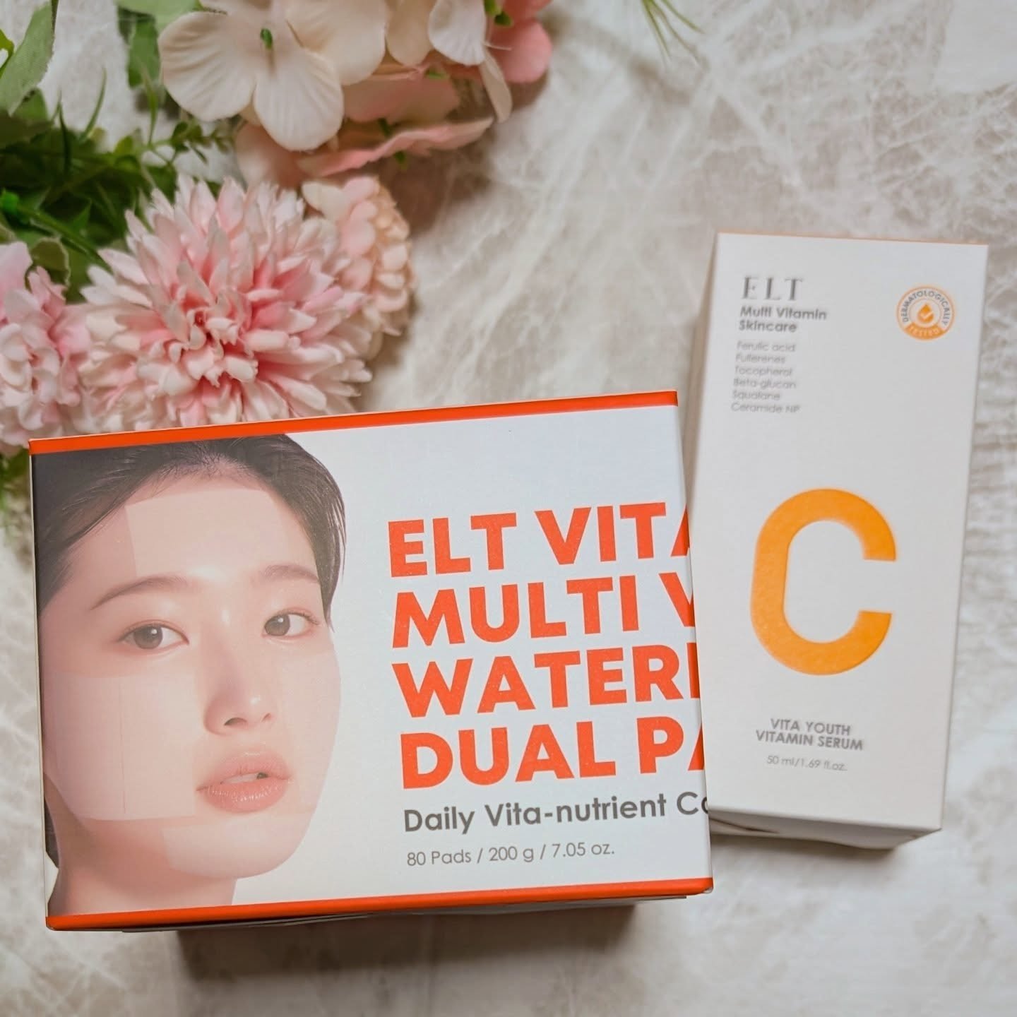 ビタユース マルチビタミンウォーターフルデュアルパッド/ELT COSMETICS/トナーパッドを使ったクチコミ（1枚目）