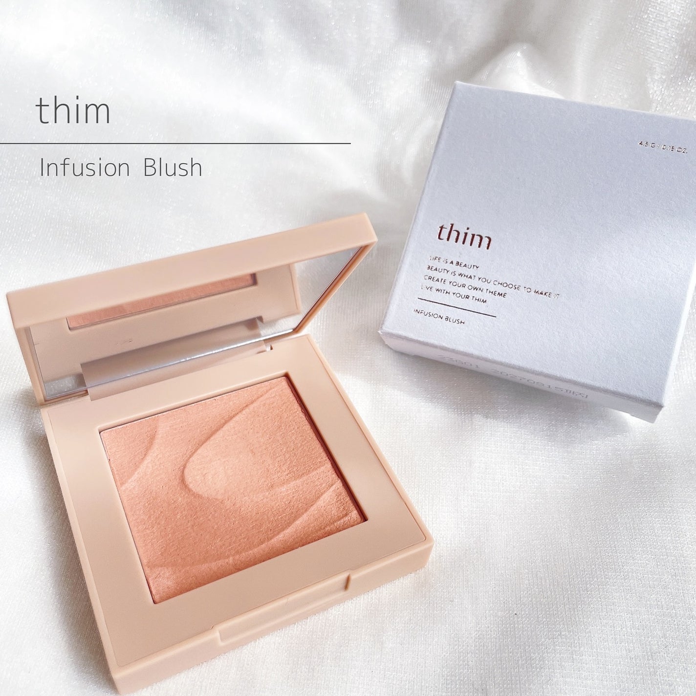 インフュージョンブラッシュ/thim/パウダーチークを使ったクチコミ(1枚目)