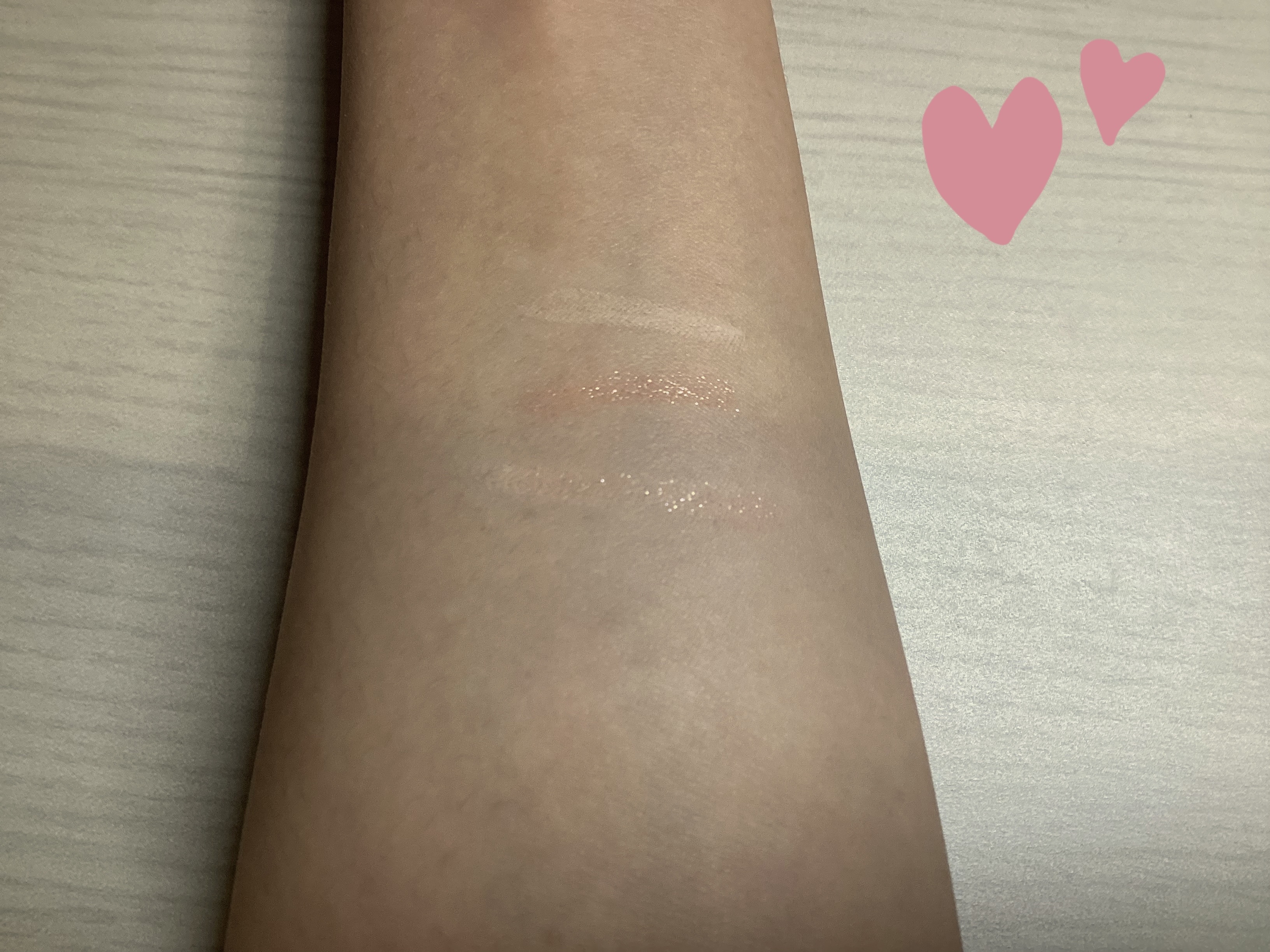  シュガー トゥインクル デュオ アイ スティック 04 SUNDAY CORAL/PERIPERA/スティックアイシャドウを使ったクチコミ（2枚目）