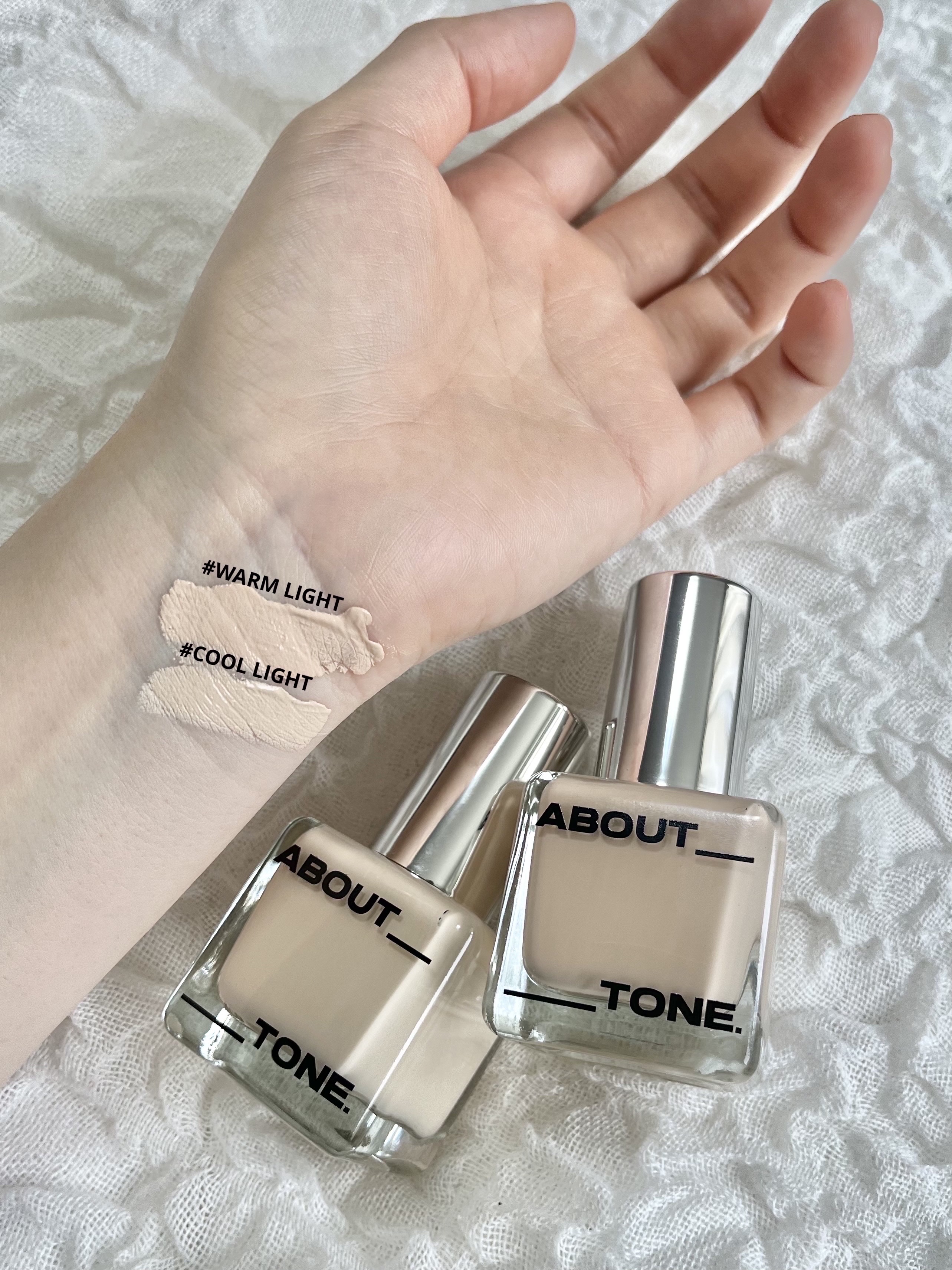 スキンレイヤーフィットファンデーション/ABOUT TONE/リキッドファンデーションを使ったクチコミ（2枚目）