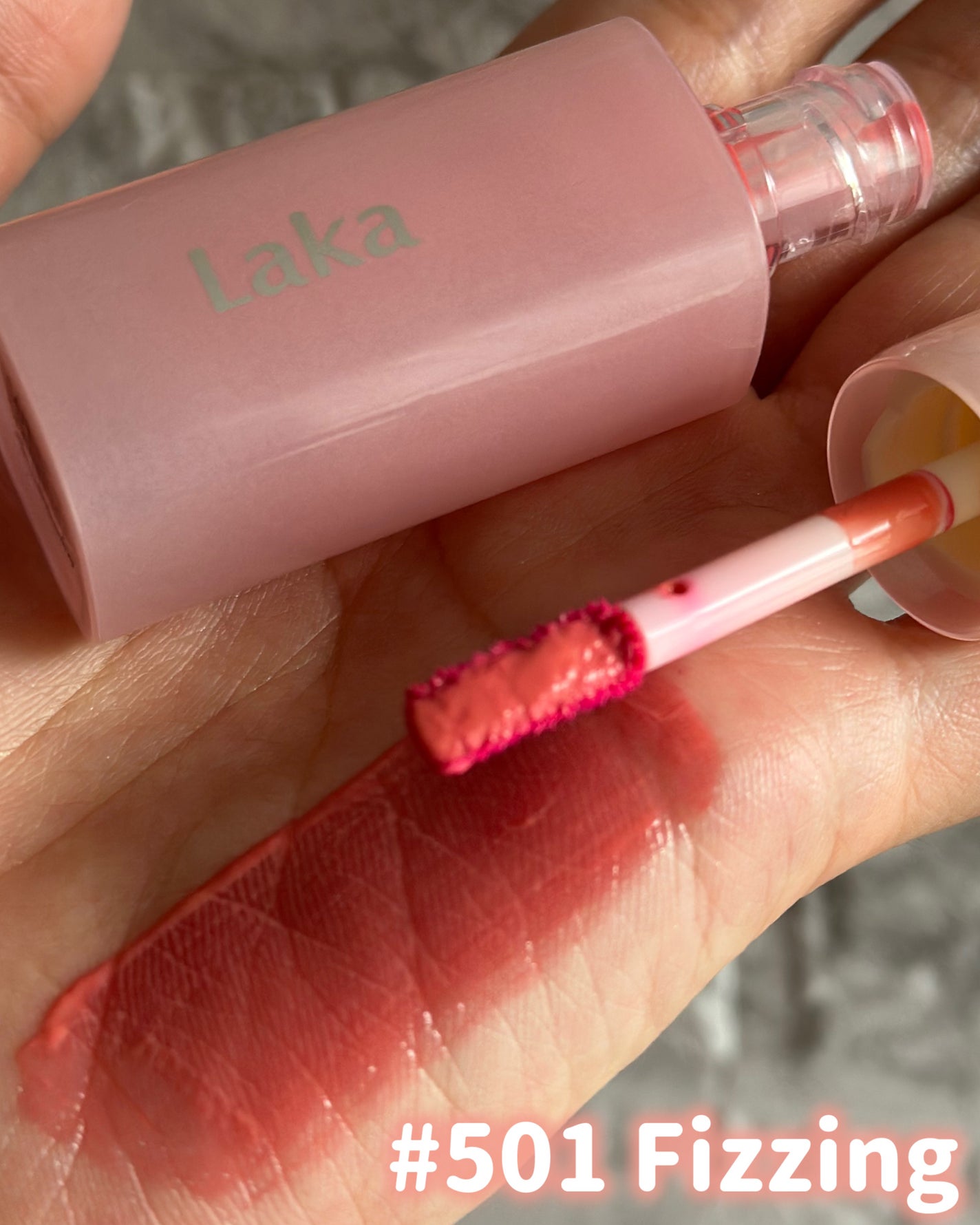 ポッピングバルーンティント/Laka/リップティントを使ったクチコミ(3枚目)