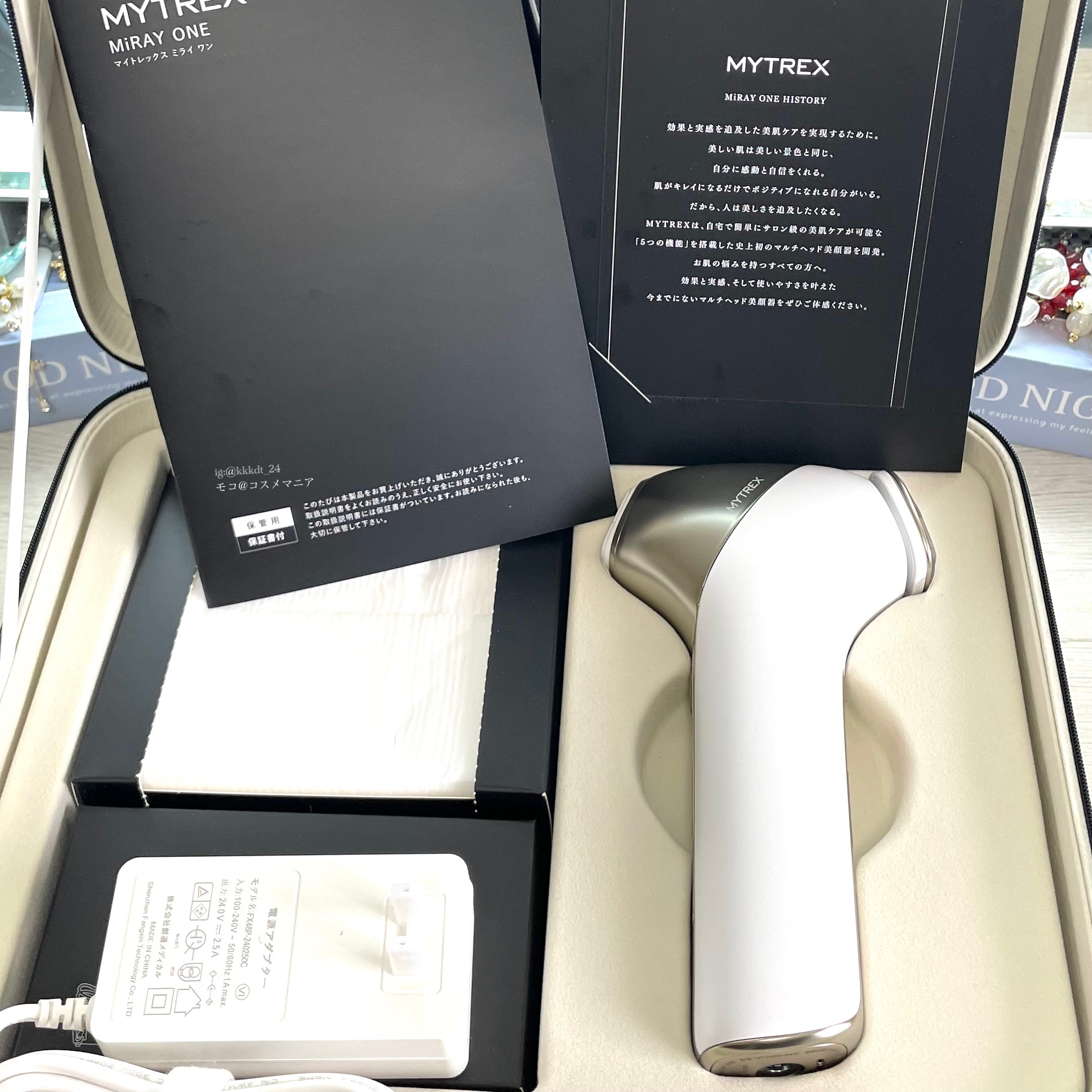MiRAY ONE/MYTREX/美顔器・マッサージを使ったクチコミ（1枚目）