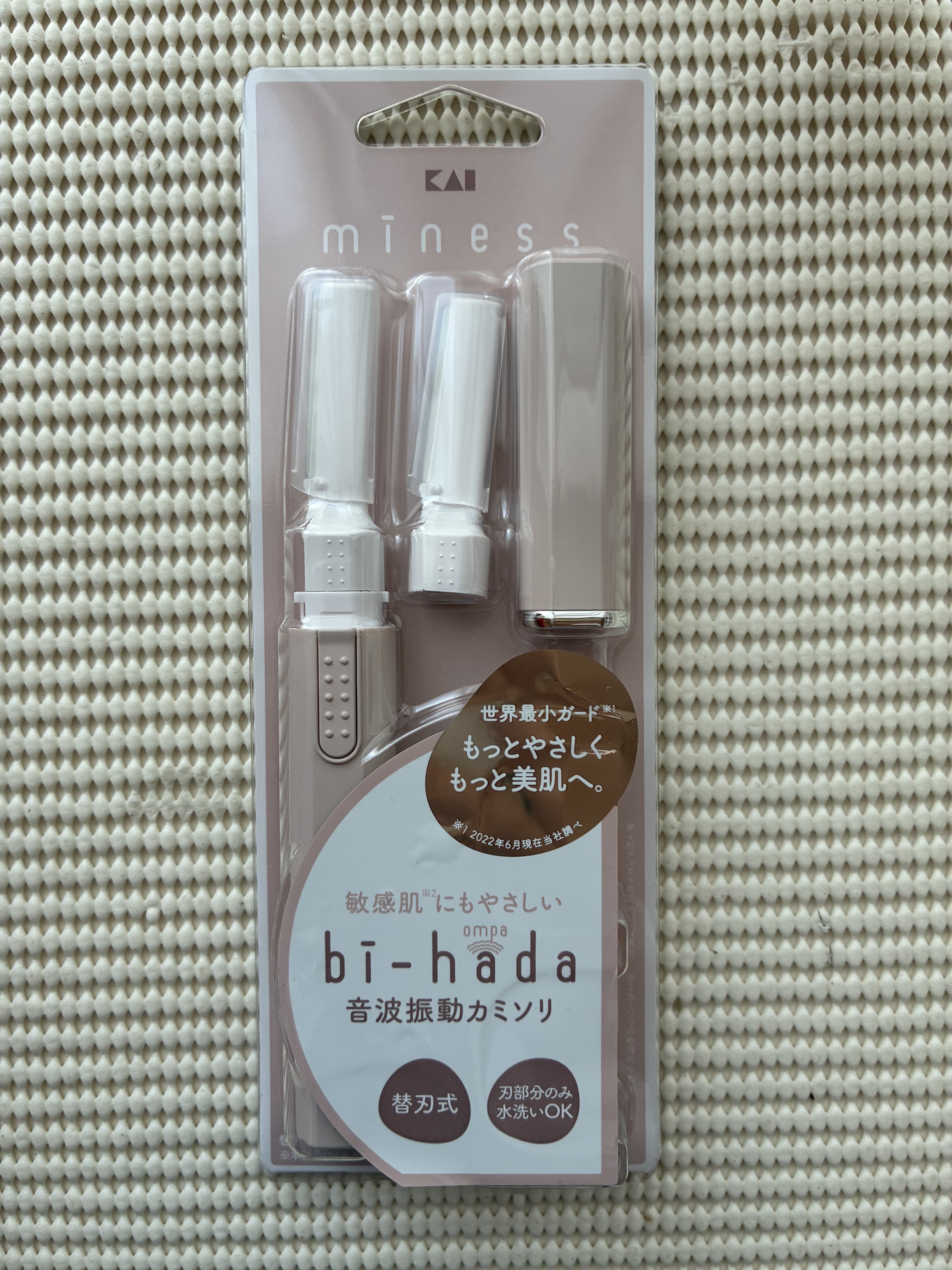 miness bi-hada ompa L/貝印/シェーバーを使ったクチコミ（1枚目）