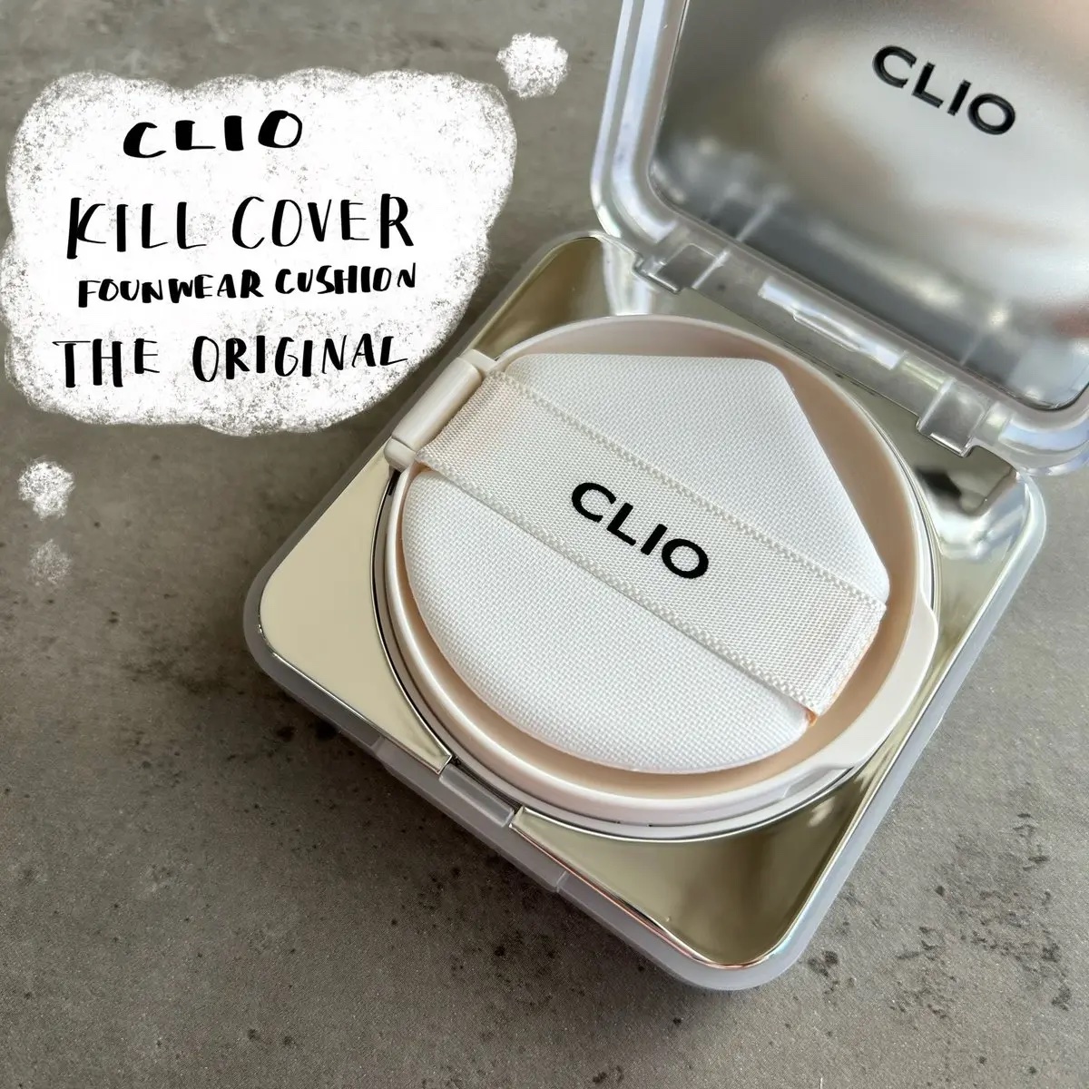 キル カバー ファンウェア クッション ザ オリジナル 21N リネン(LINEN)/CLIO/クッションファンデーションを使ったクチコミ（1枚目）