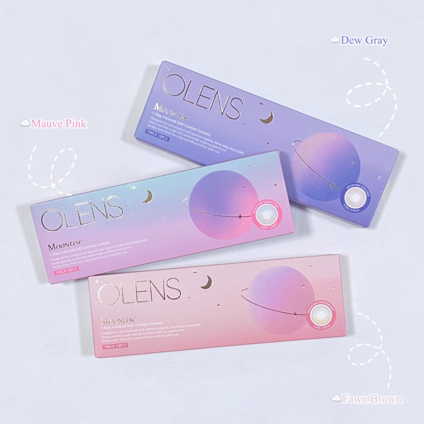 Moonrise 1day/OLENS/ワンデー（１DAY）カラコンを使ったクチコミ（3枚目）