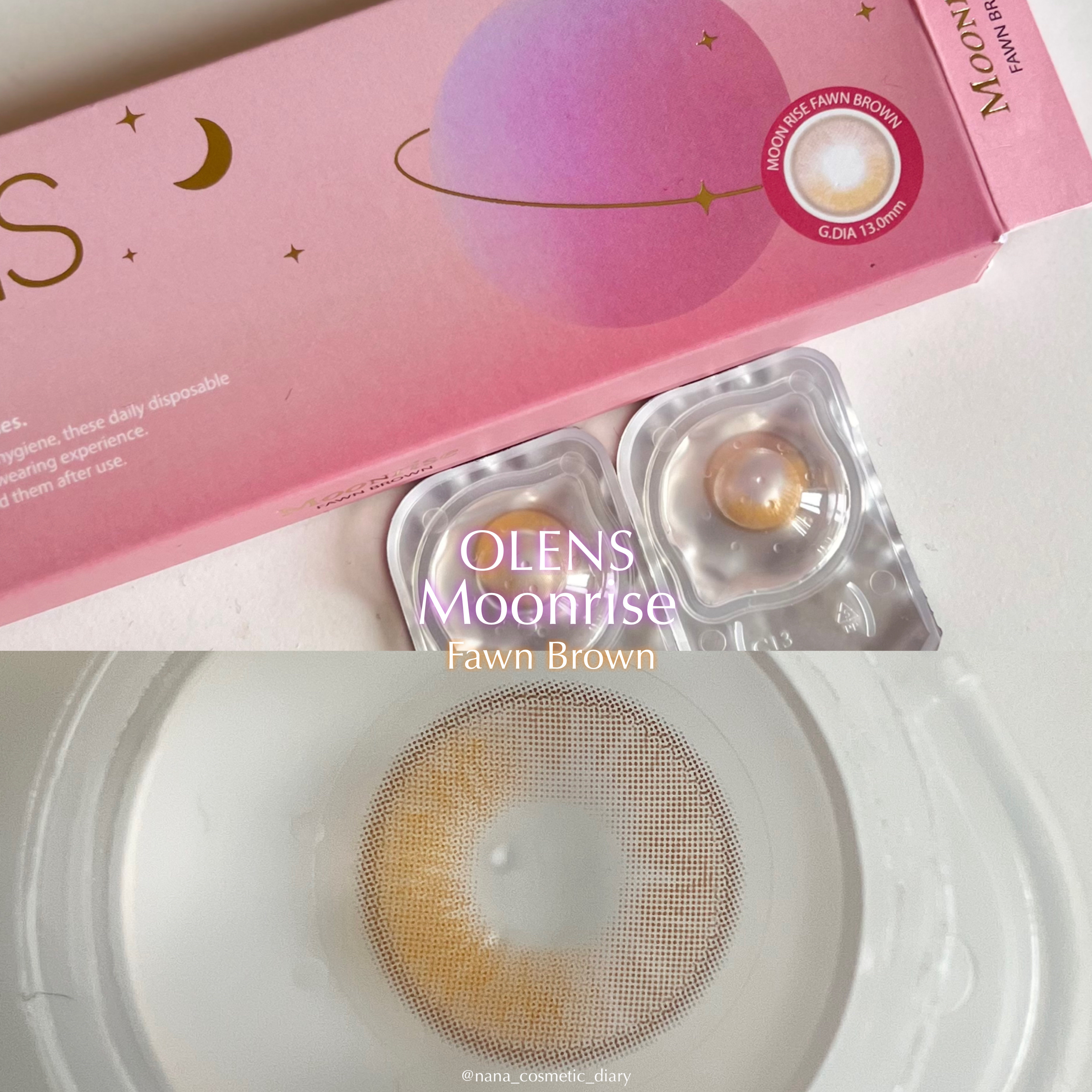 Moonrise/OLENS/１ヶ月（１MONTH）カラコンを使ったクチコミ（3枚目）