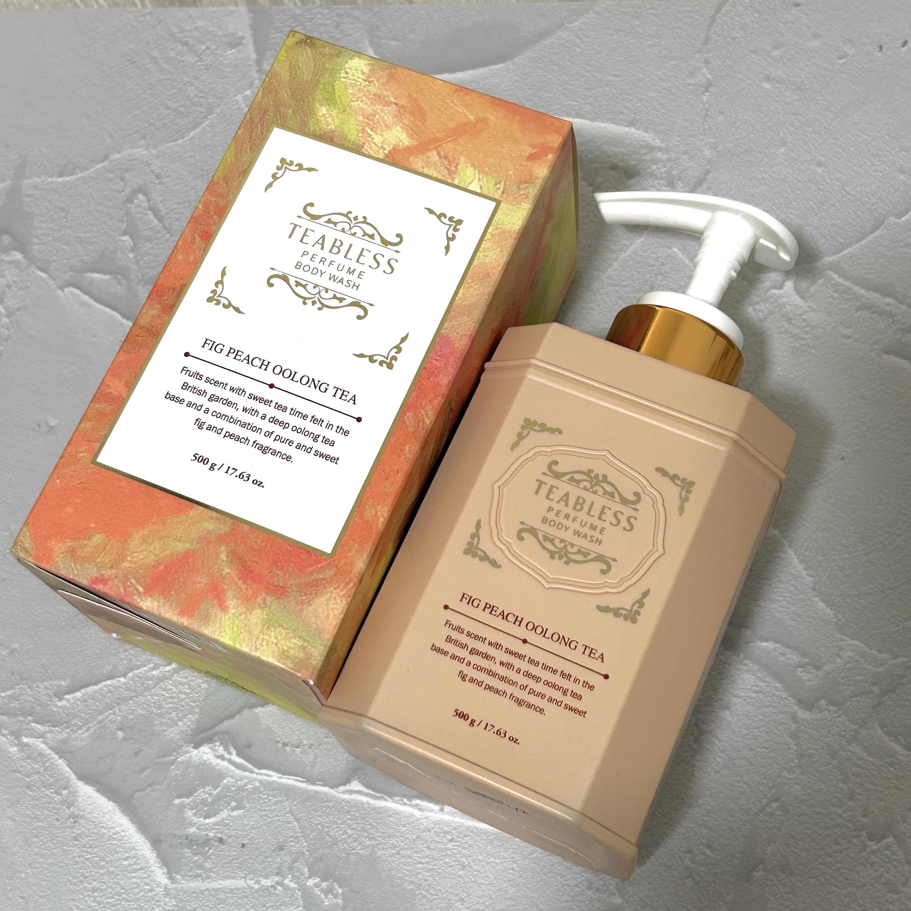 フィグピーチウーロンティーパフュームボディローション/TEABLESS/ボディローションを使ったクチコミ（1枚目）