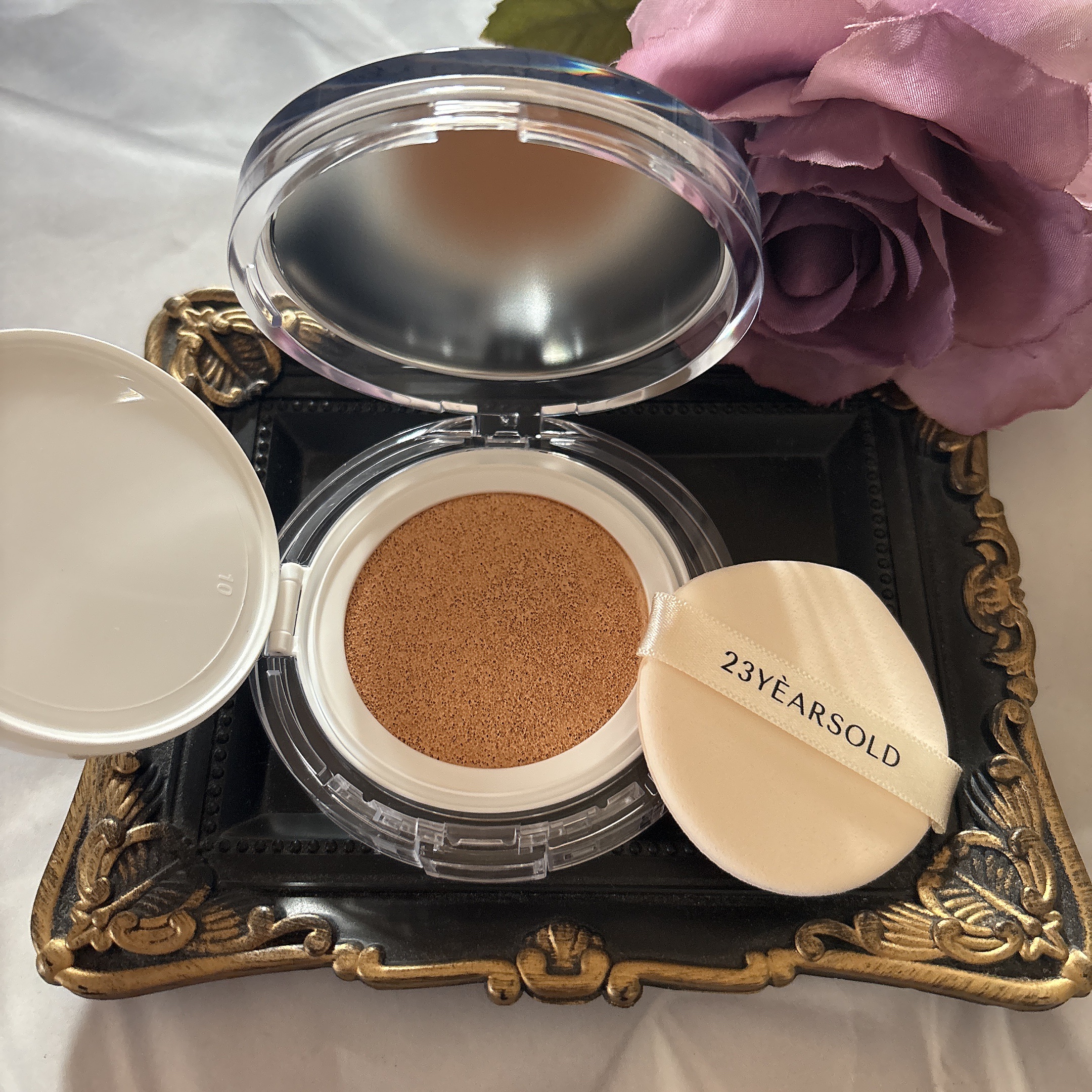 ハートリーフシーンカバークッション/23years old/クッションファンデーションを使ったクチコミ（3枚目）