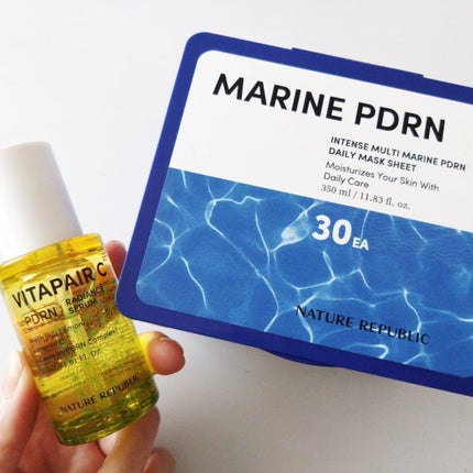 マリンPDRNデイリーシートマスク/ネイチャーリパブリック/シートマスク・パックを使ったクチコミ(2枚目)