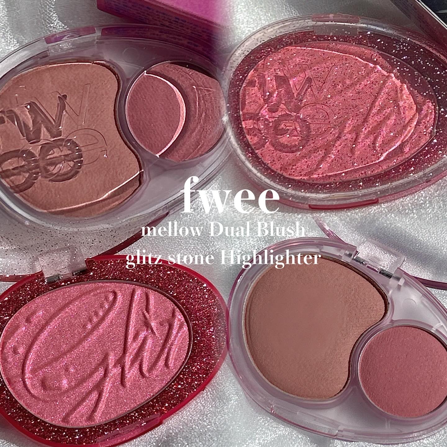 デュアルチークメロウ/fwee/ジェル・クリームチークを使ったクチコミ（1枚目）