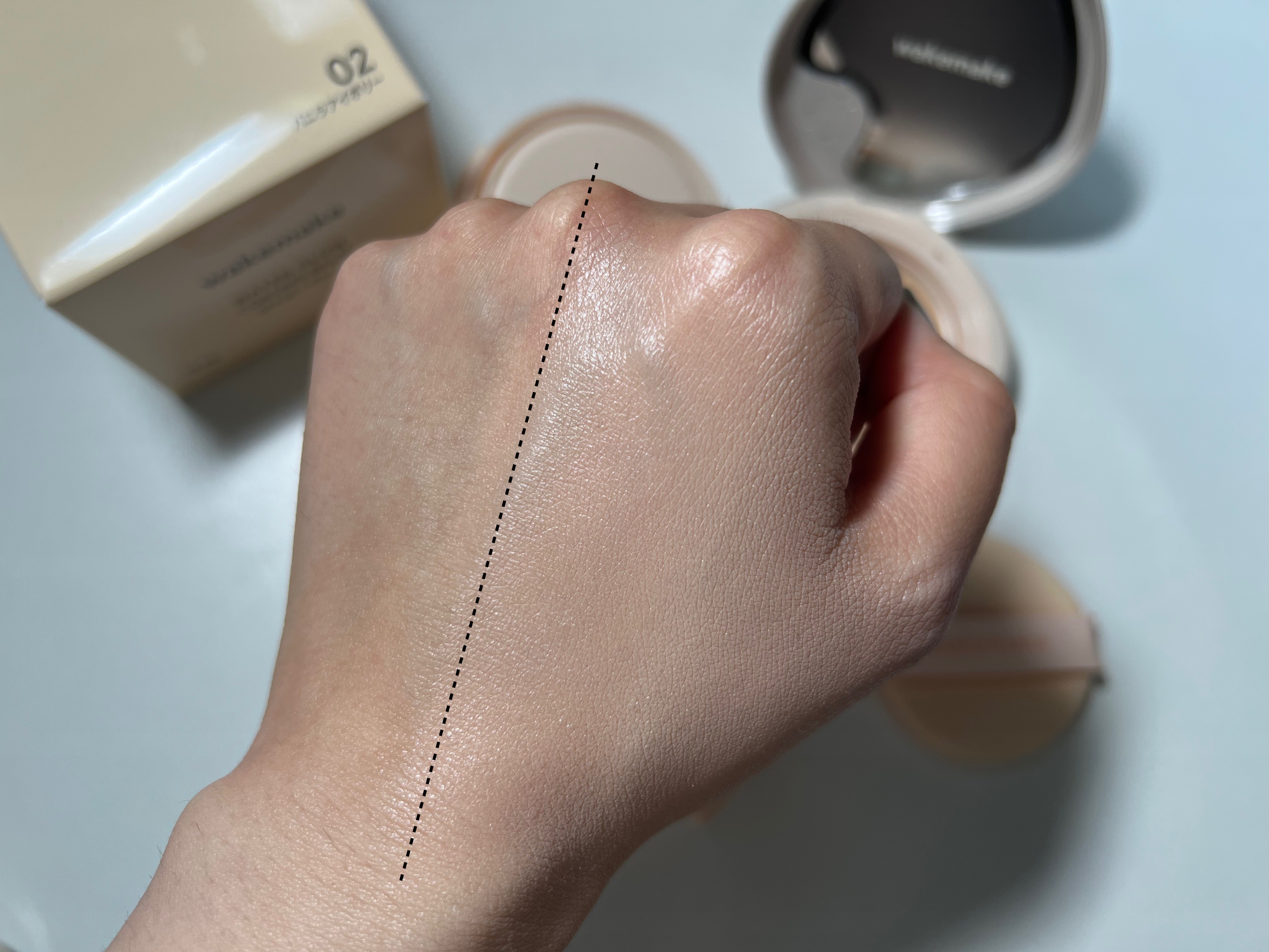 ウォータフルグロウティント/wakemake/リップティントを使ったクチコミ（2枚目）