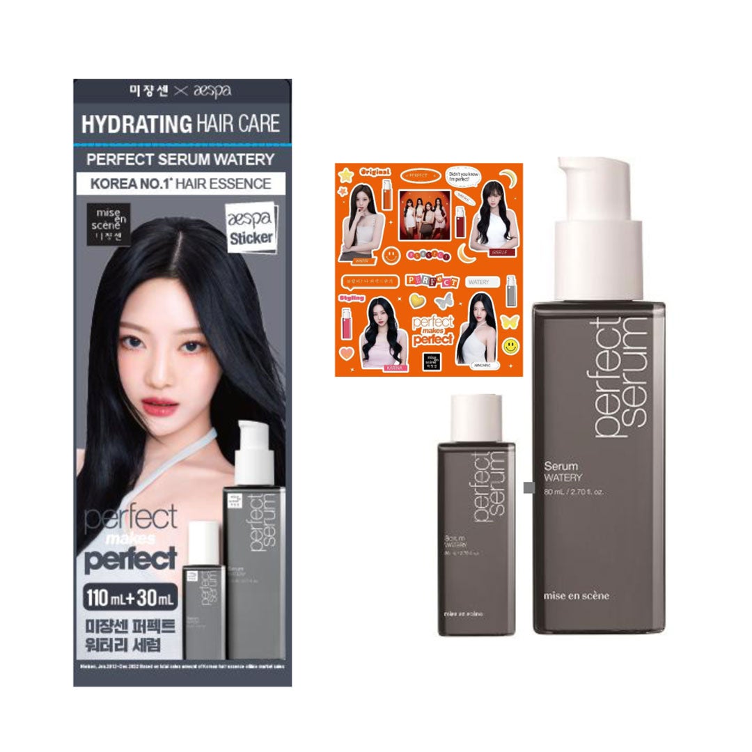 パーフェクトセラム ウォータリーセラム 限定セット (本体110ml+ミニ30ml+エスパ オリジナルステッカー)