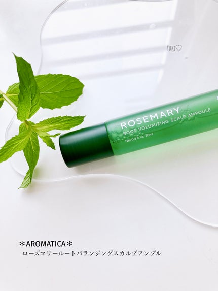 AROMATICA ローズマリールートバランジングスカルプアンプルのクチコミ「「AROMATICA」さまから
商品提供していただきました♡
\\ ヘアラインの集中ケア .....」(1枚目)