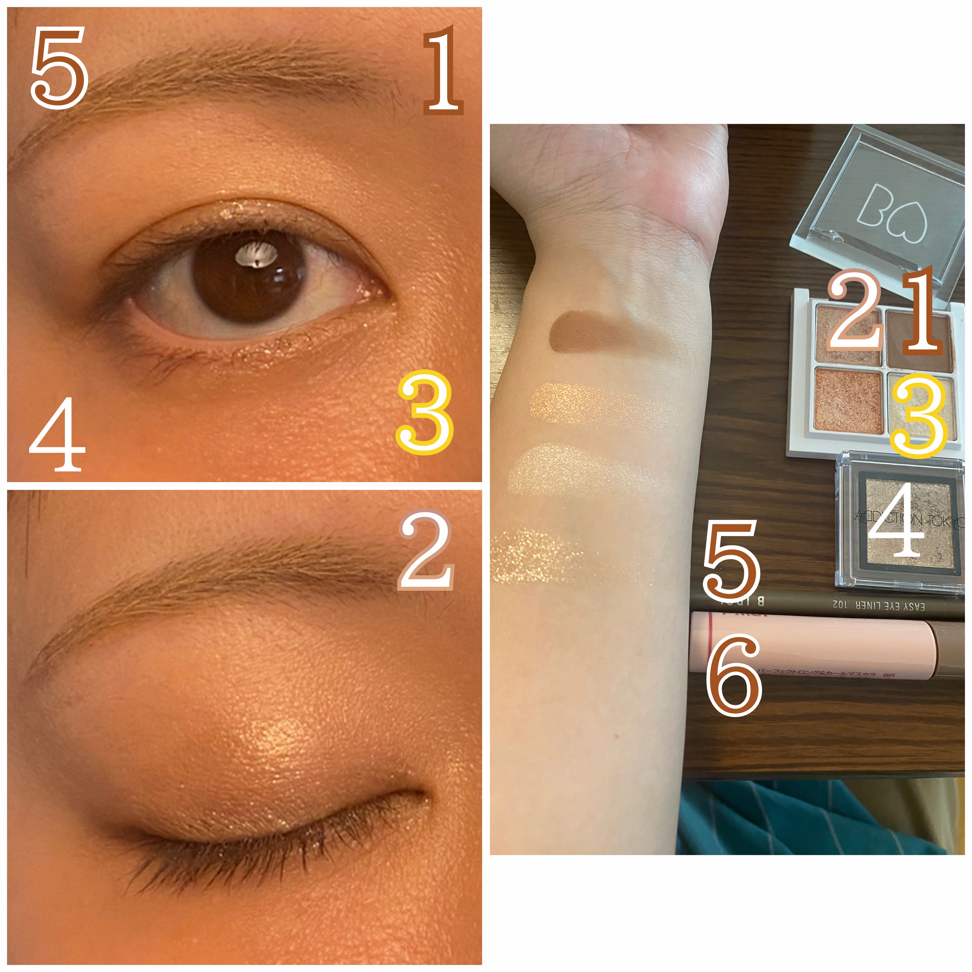 THE アイパレR/b idol/アイシャドウパレットを使ったクチコミ（2枚目）